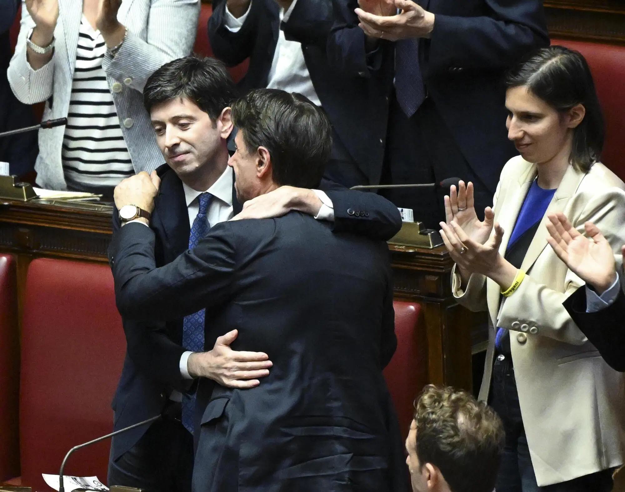Roberto Speranza e Giuseppe Conte