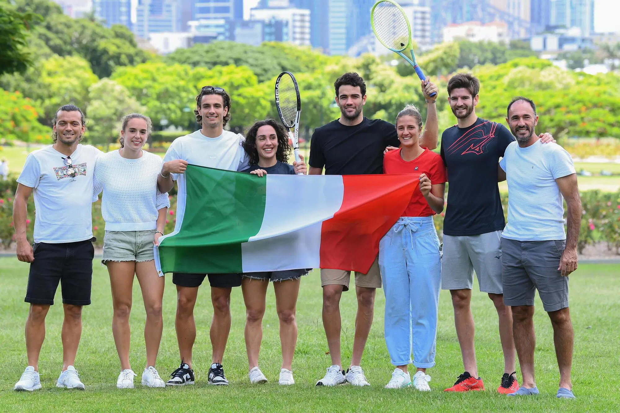 Santopadre con Berrettini