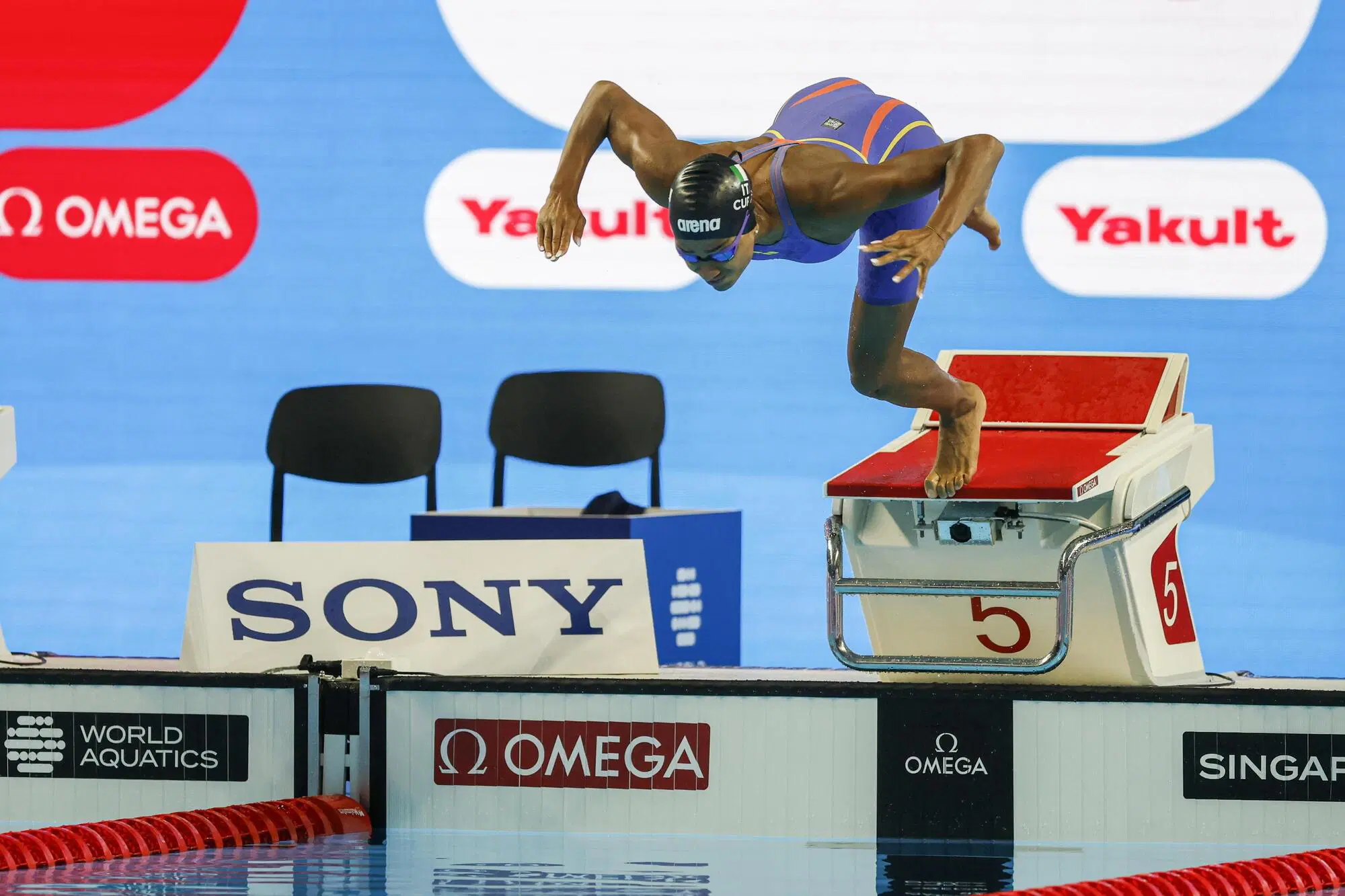 Sara Curtis ai Mondiali di Singapore