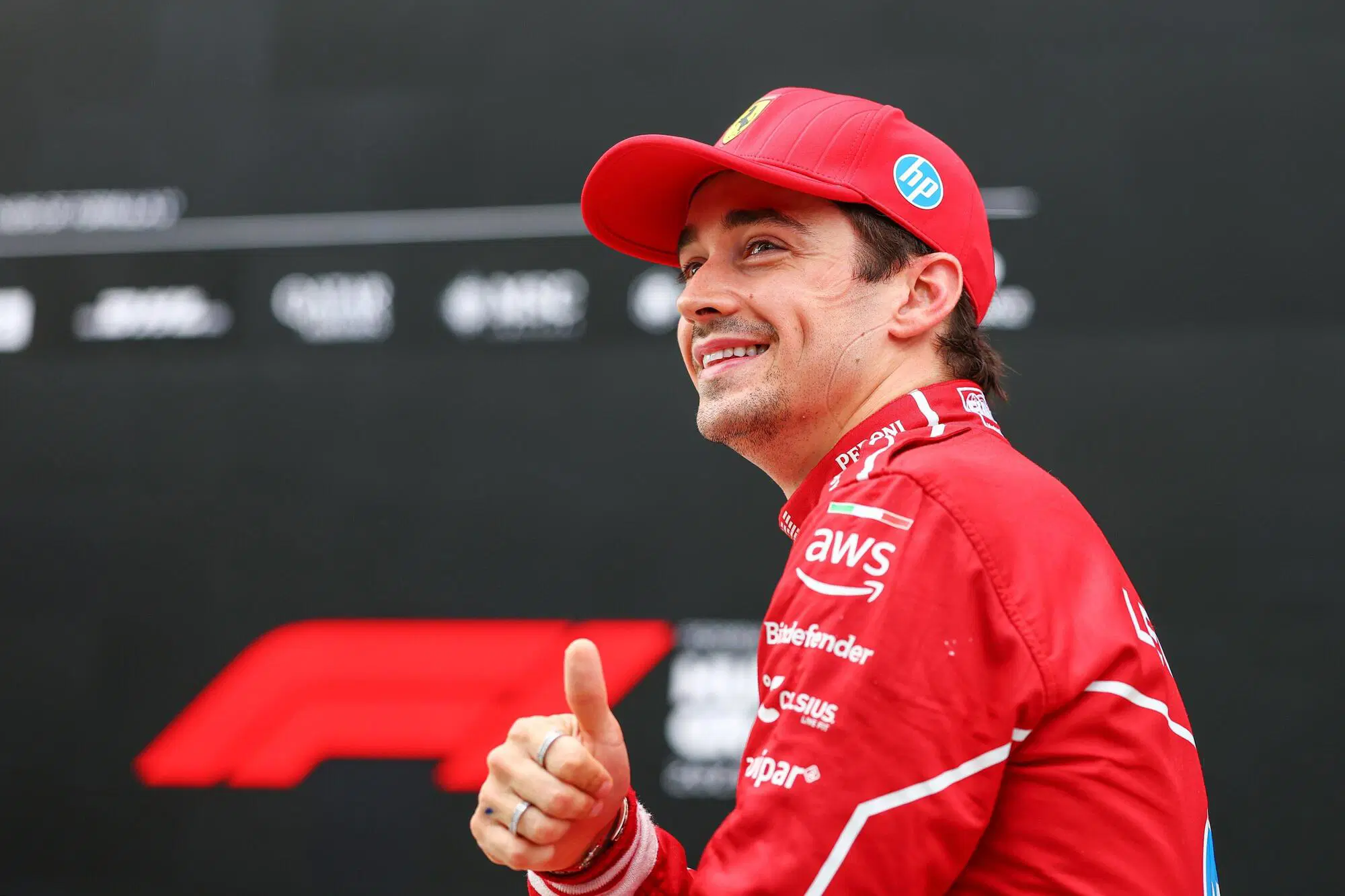 Charles Leclerc in pole position con la Ferrari all'Hungaroring
