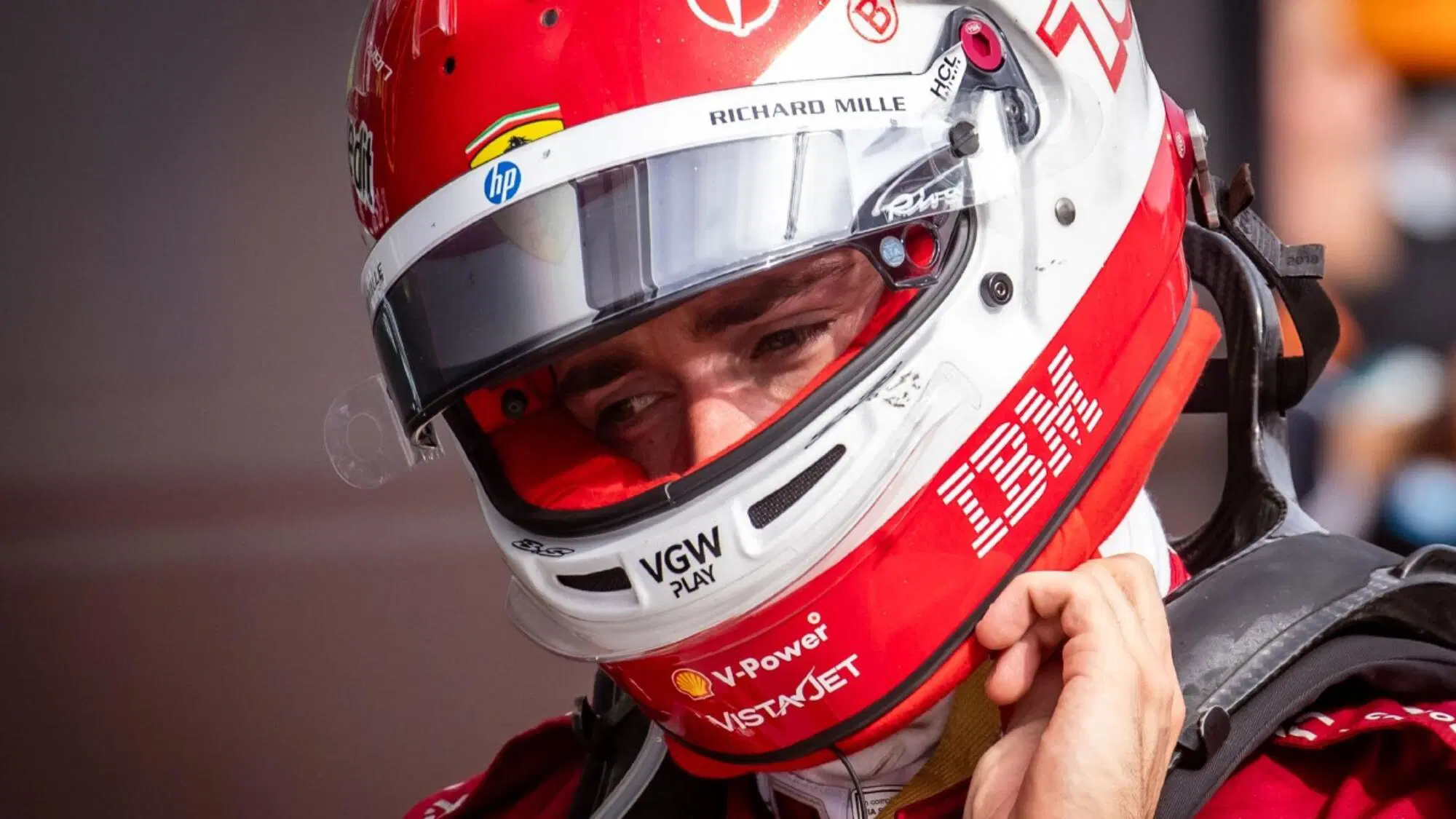 Leclerc Ferrari Ungheria 