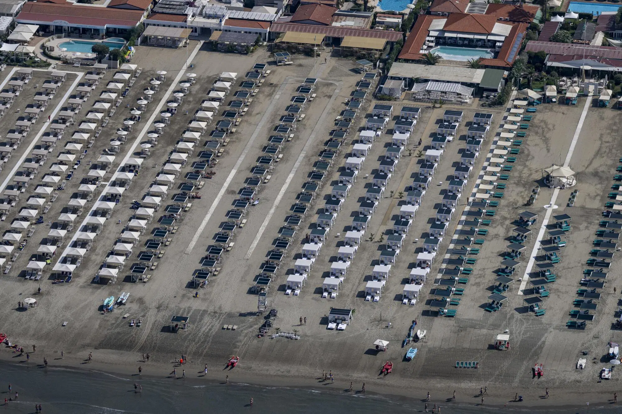 Gli stabilimenti balneari in Versilia