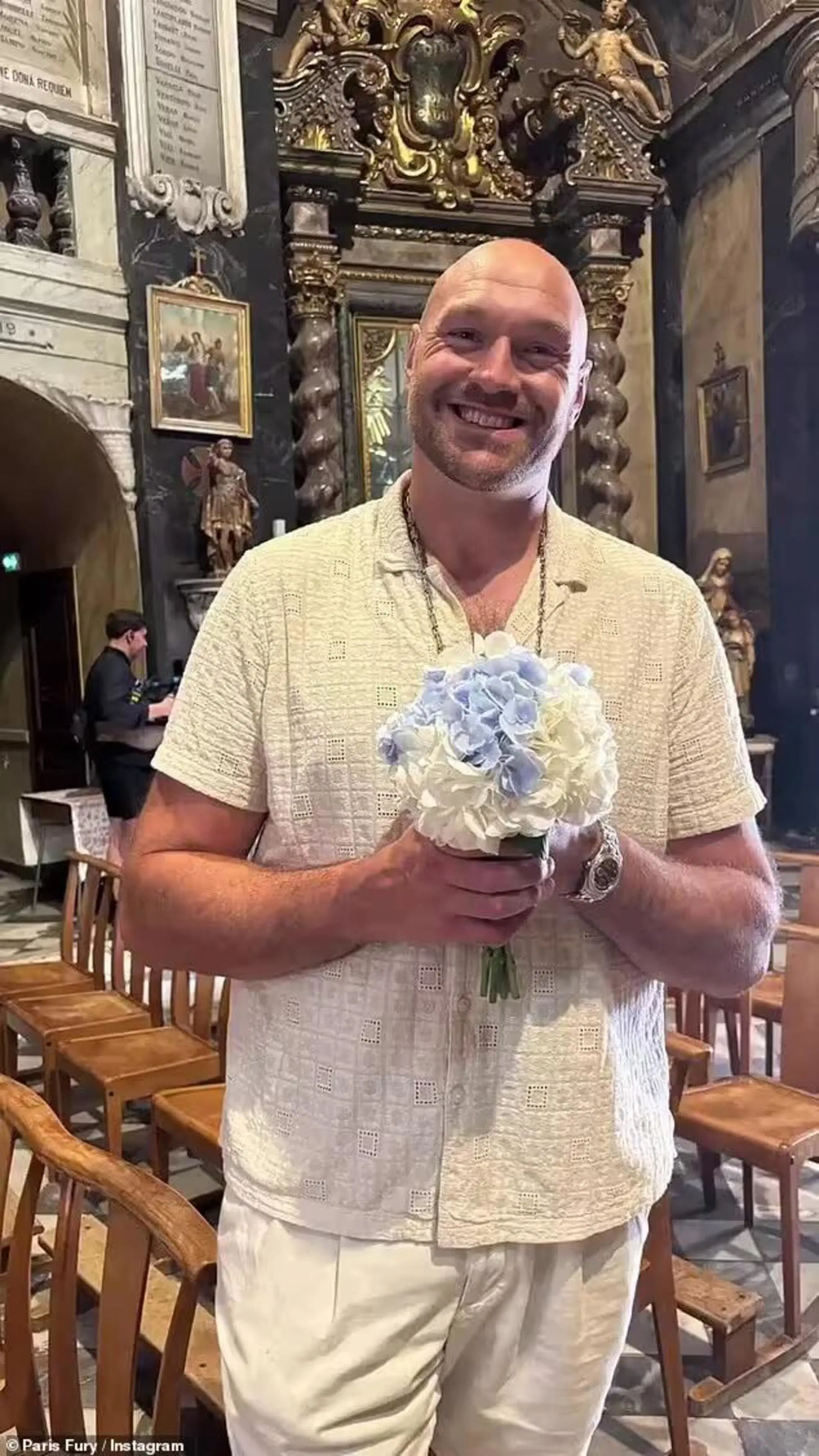 Tyson Fury si &egrave; risposato la terza volta