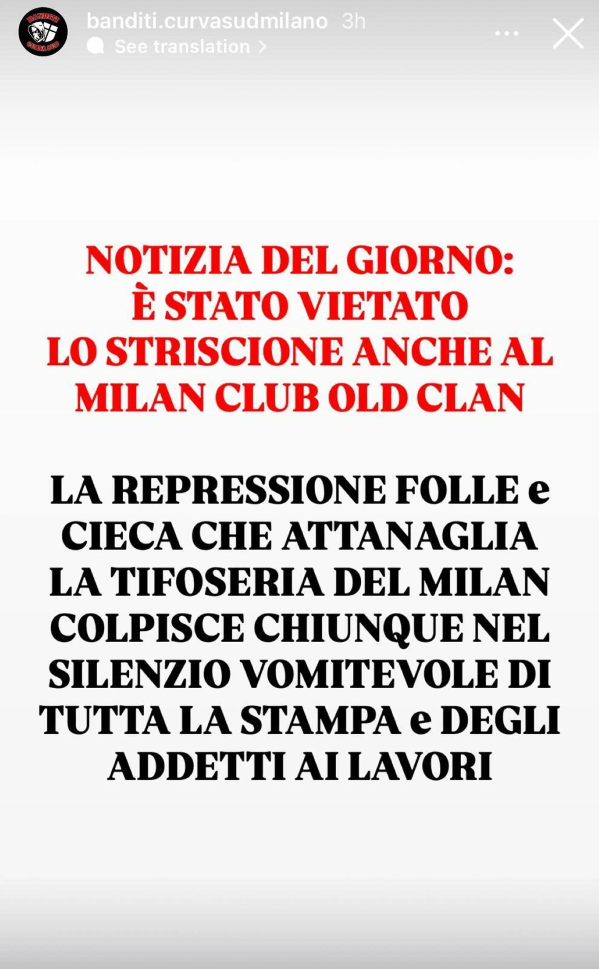 Banditi della curva Sud 