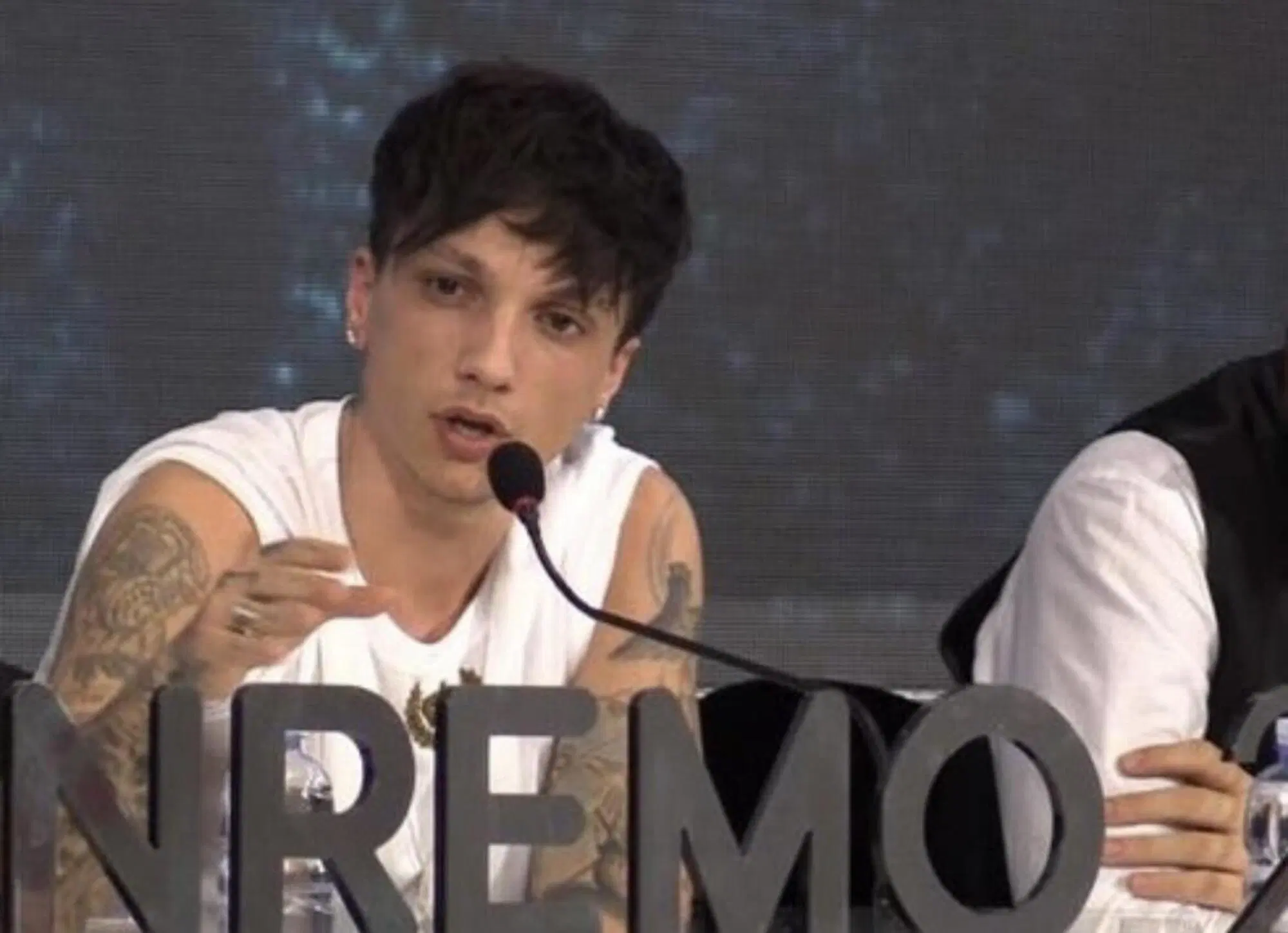 Ultimo in sala stampa a Sanremo 