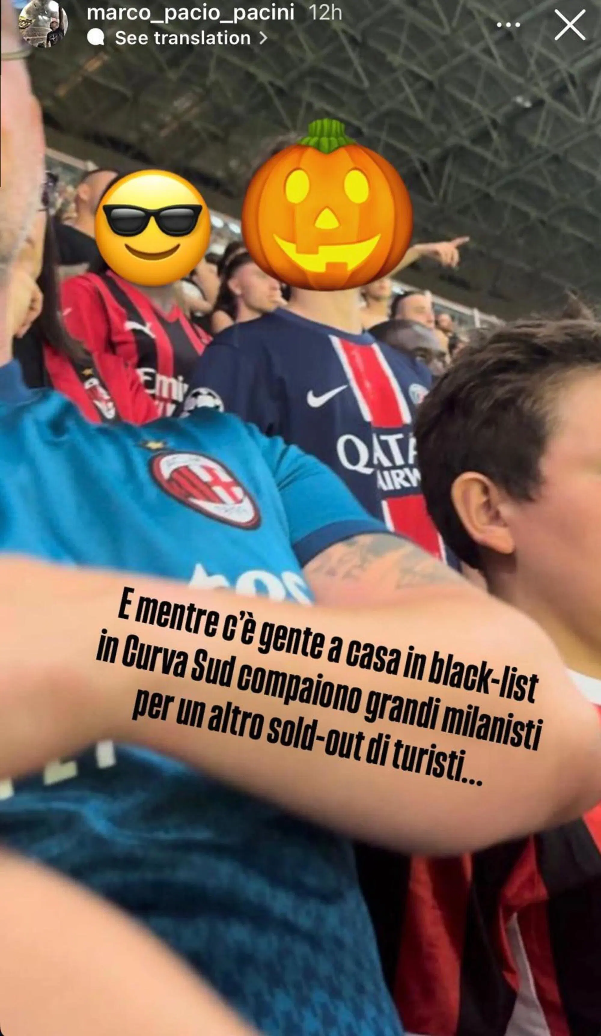 Le storie di Pacio della curva Sud