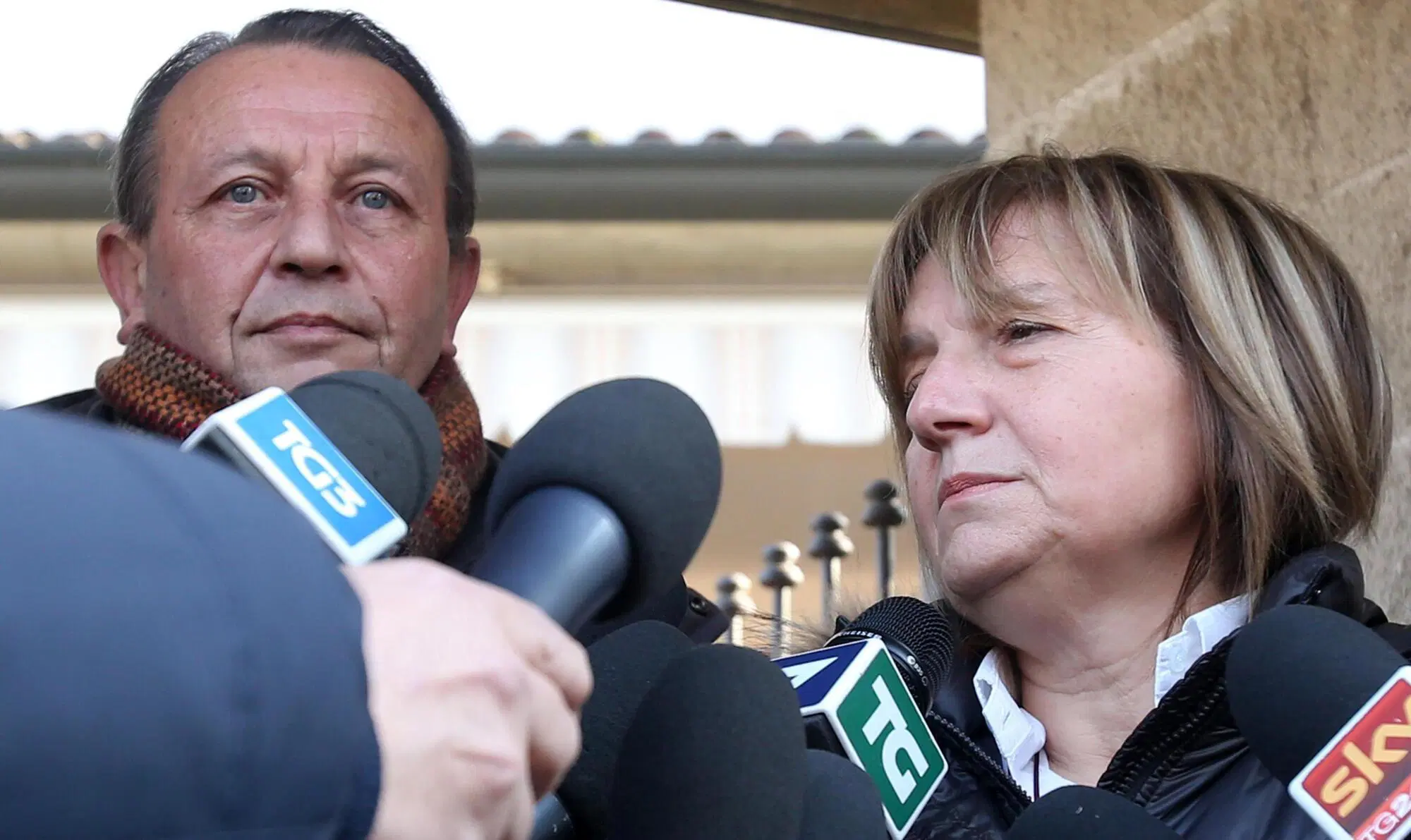 I genitori di Chiara Poggi