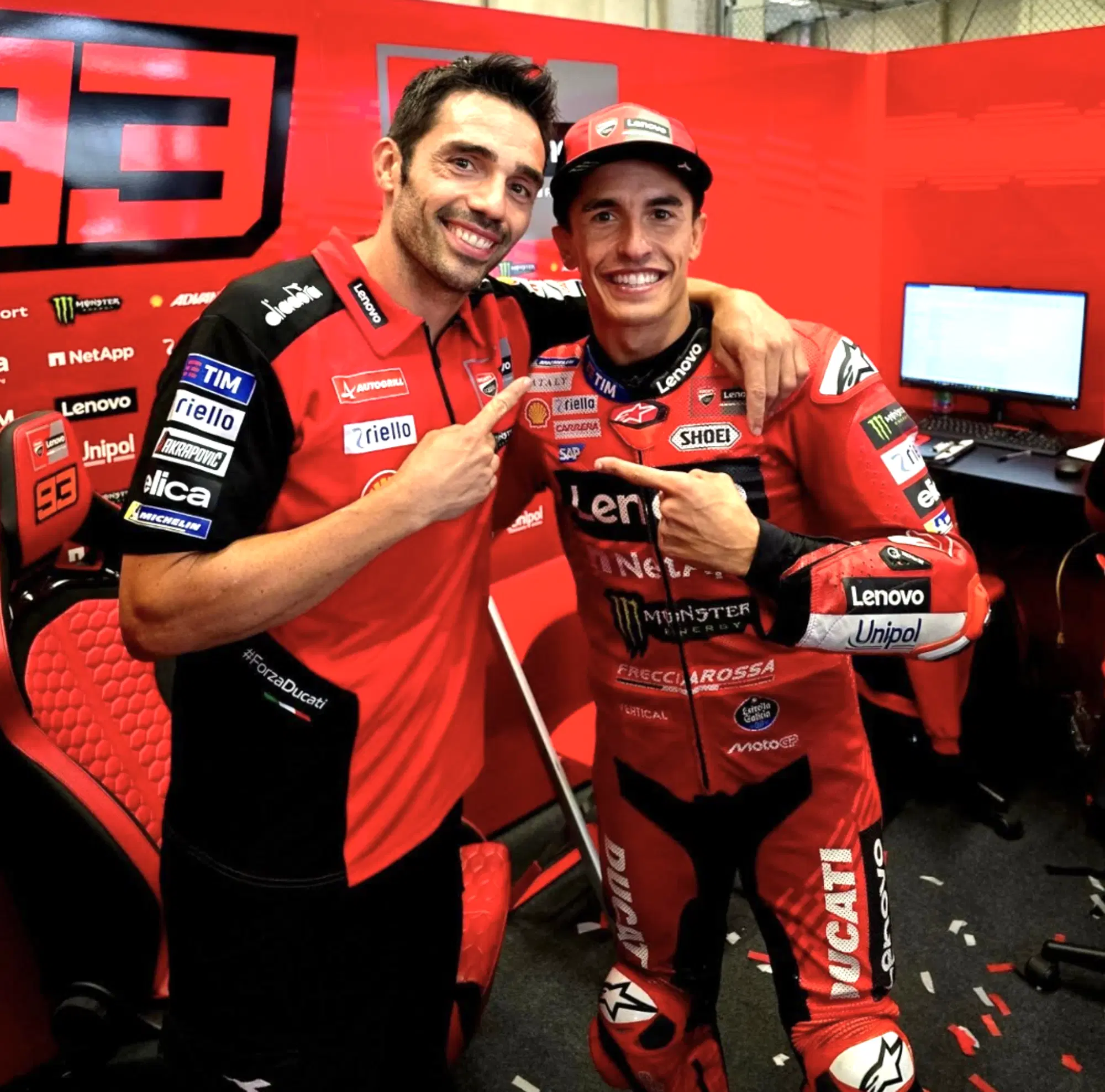 Pirro e Marquez GP Austria 2025