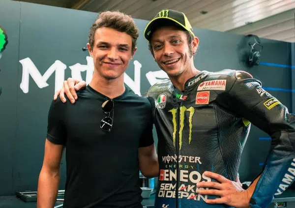 Lando Norris racconta tutto il suo amore per Valentino Rossi: &ldquo;Era il mio eroe. Da bambino avevo cominciato con le moto, prima della F1 mi piaceva tutto&rdquo;