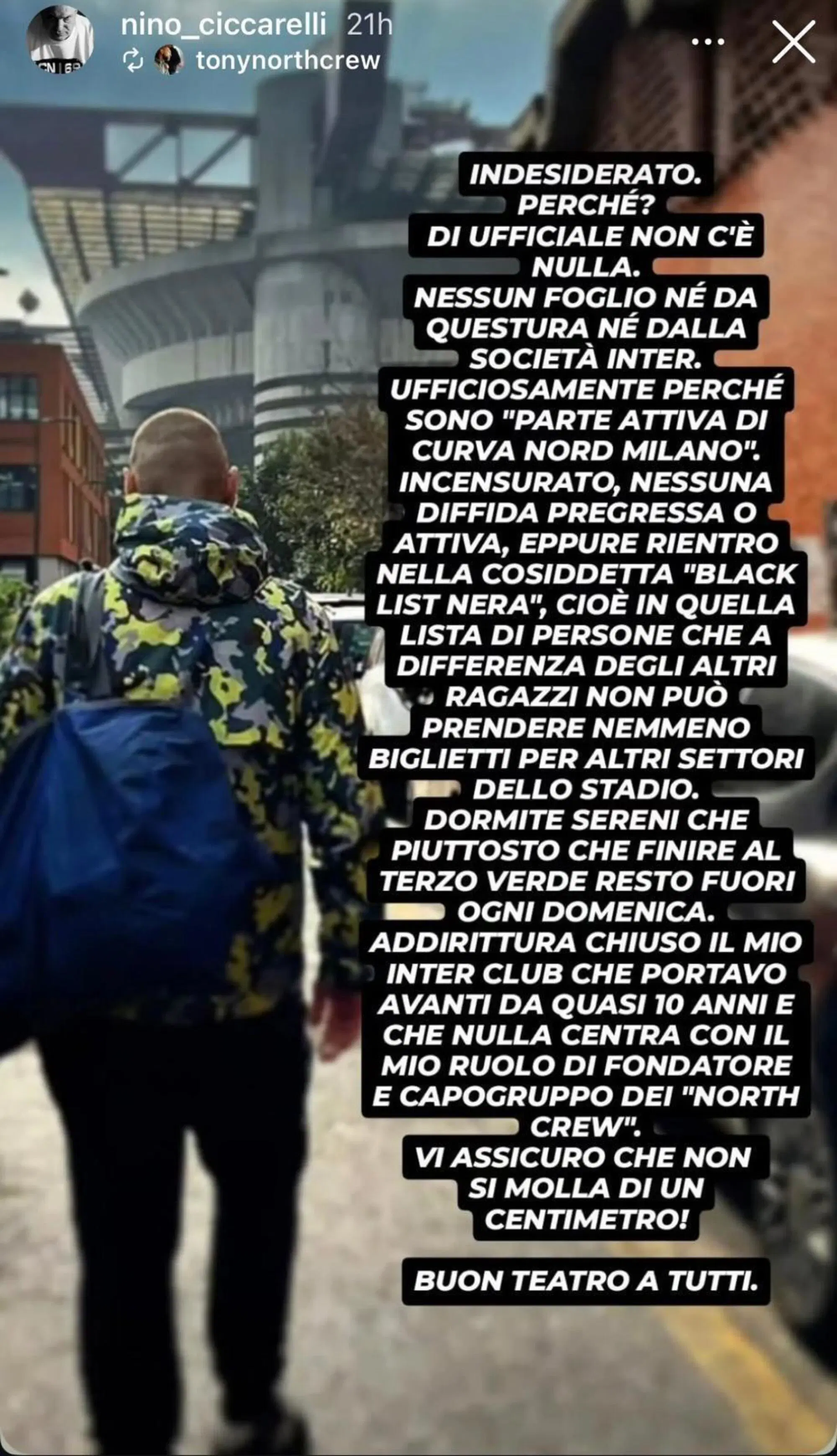 La storia di Tony "North Crew"