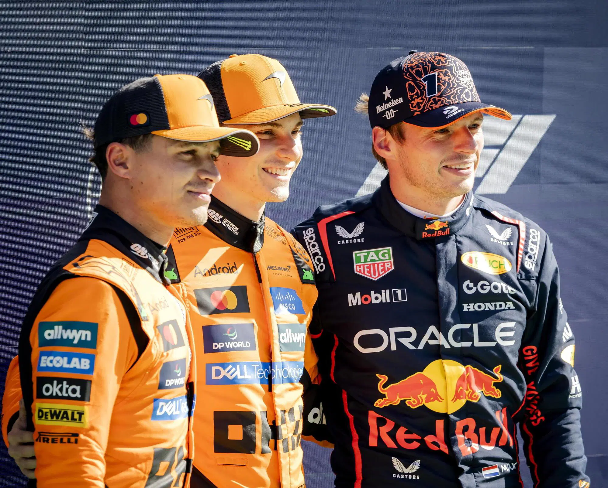 I tre piloti pi&ugrave; veloci in qualifica a Zandvoort: Oscar Piastri, Lando Norris e Max Verstappen
