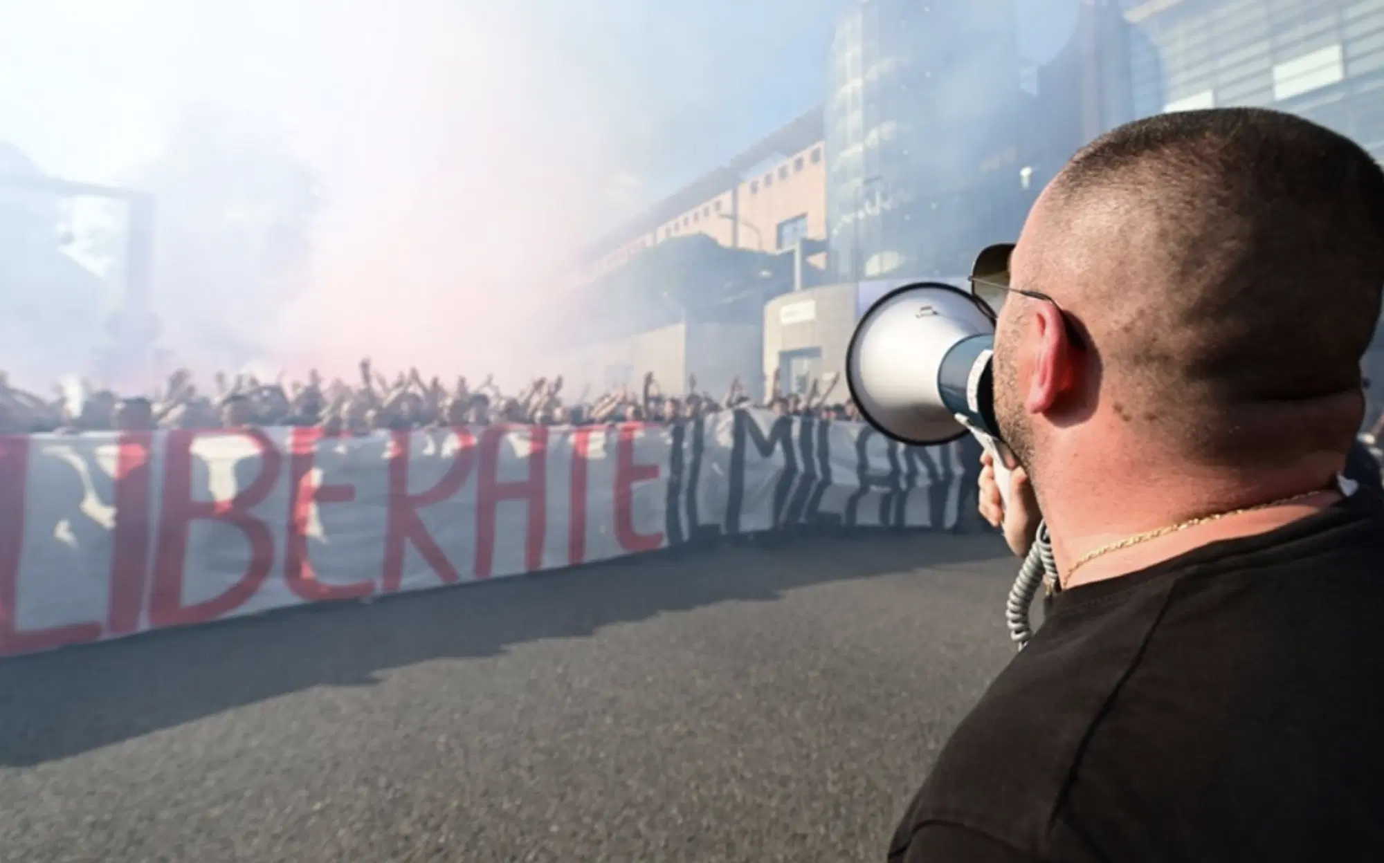 Marco Pacini e gli ultras del Milan