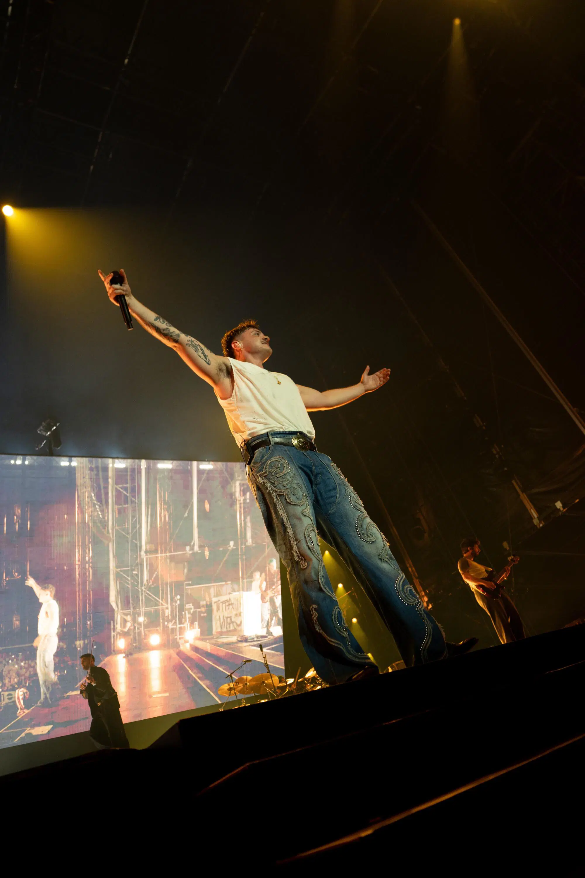 Olly al concerto dell'Ippodromo di Milano