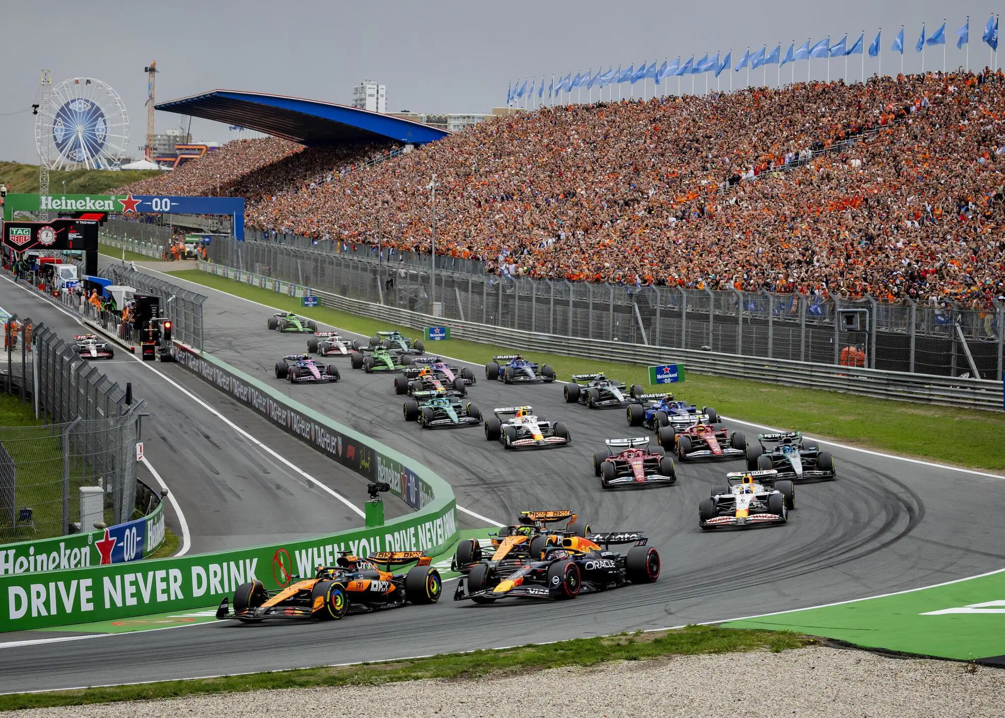 La Formula 1 a Zandvoort, 2025.