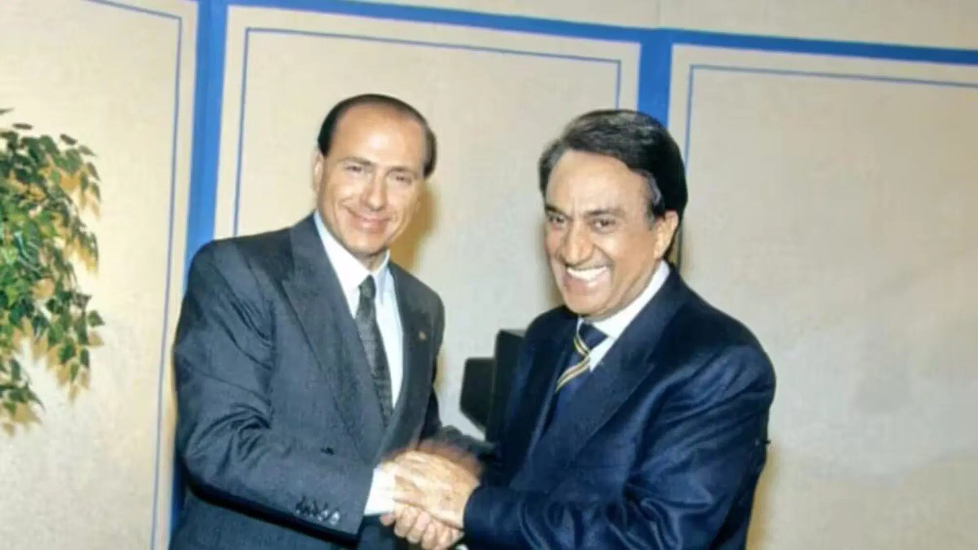 Emilio Fede e Silvio Berlusconi