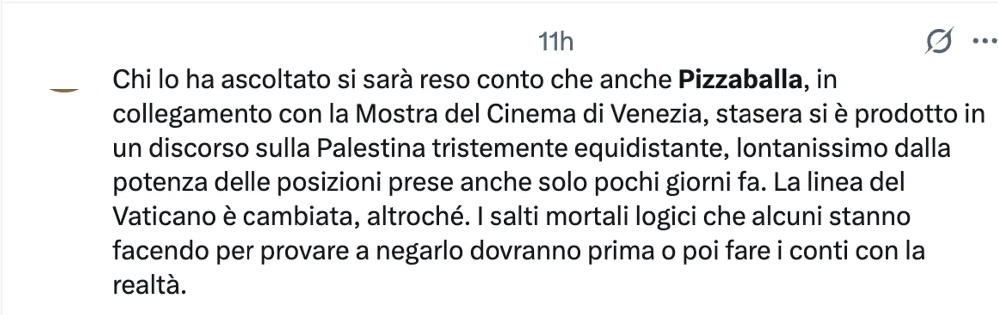 I commenti al discorso di Pizzaballa
