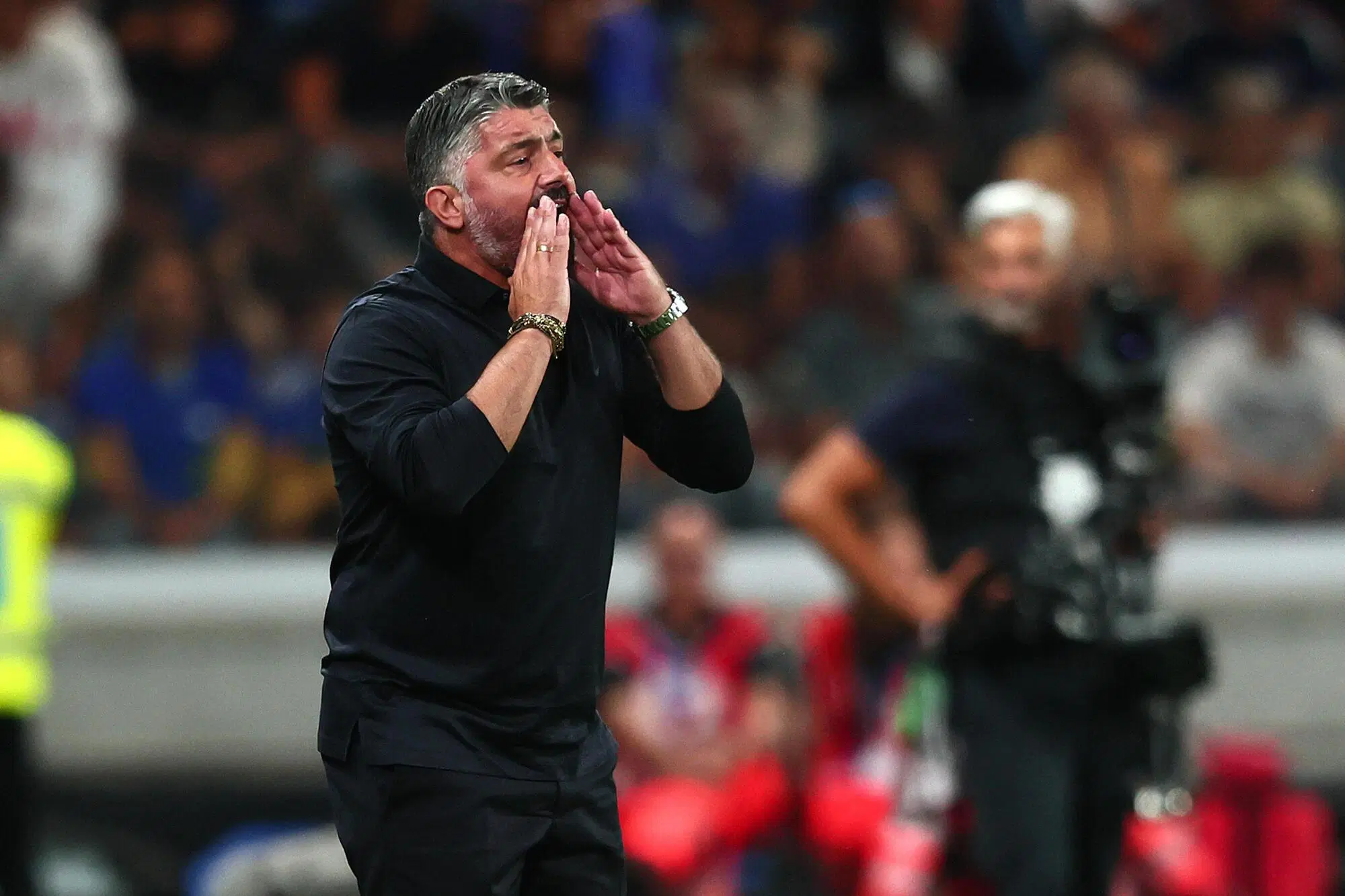 Gattuso, ct della Nazionale, si fa sentire in campo