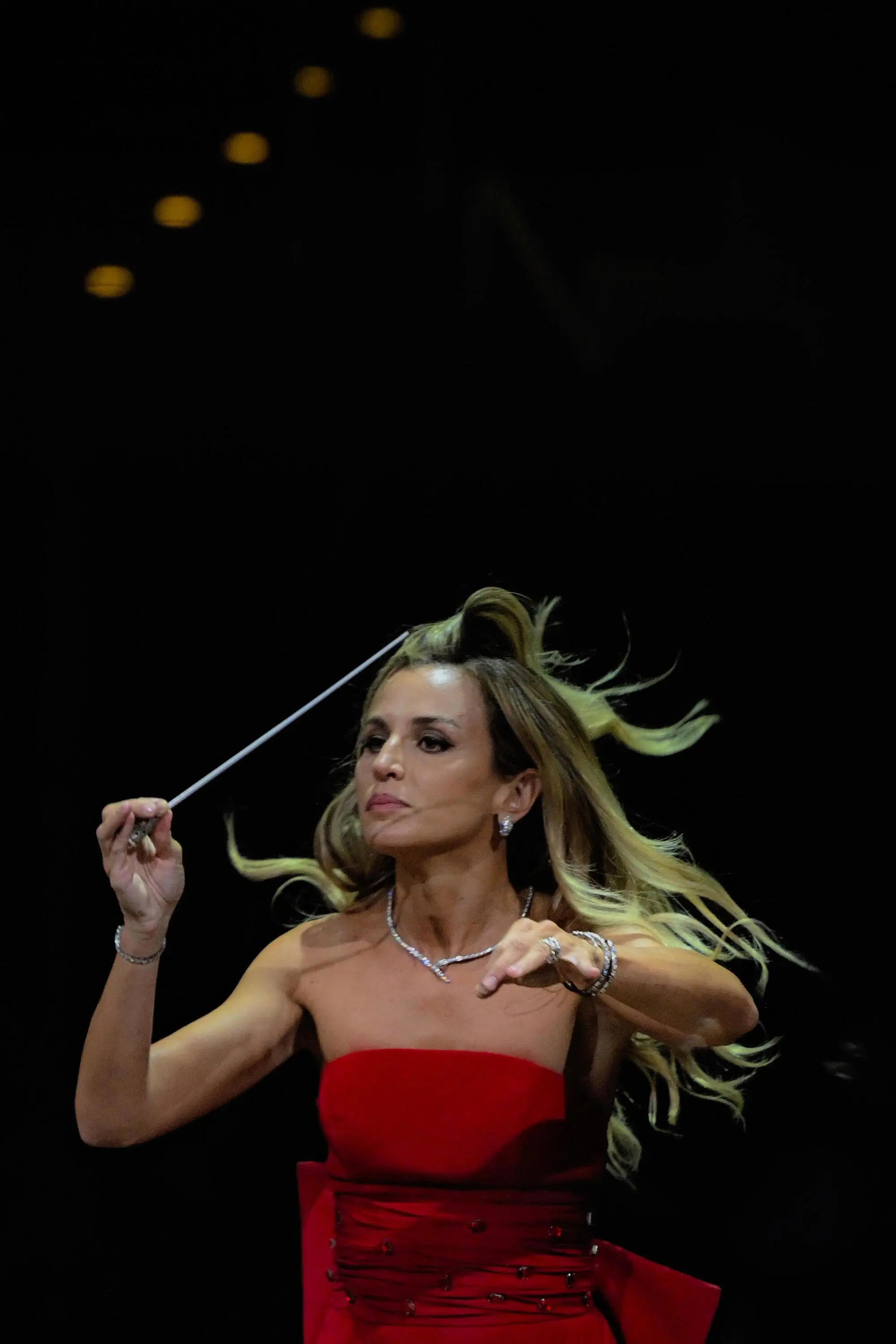 Il direttore d'orchestra Beatrice Venezi