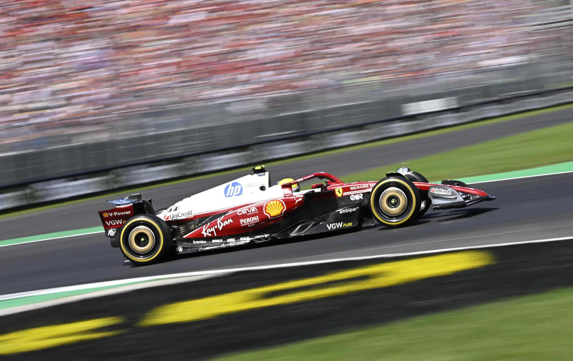 Lewis Hamilton durante il Gran Premio d'Italia, 2025