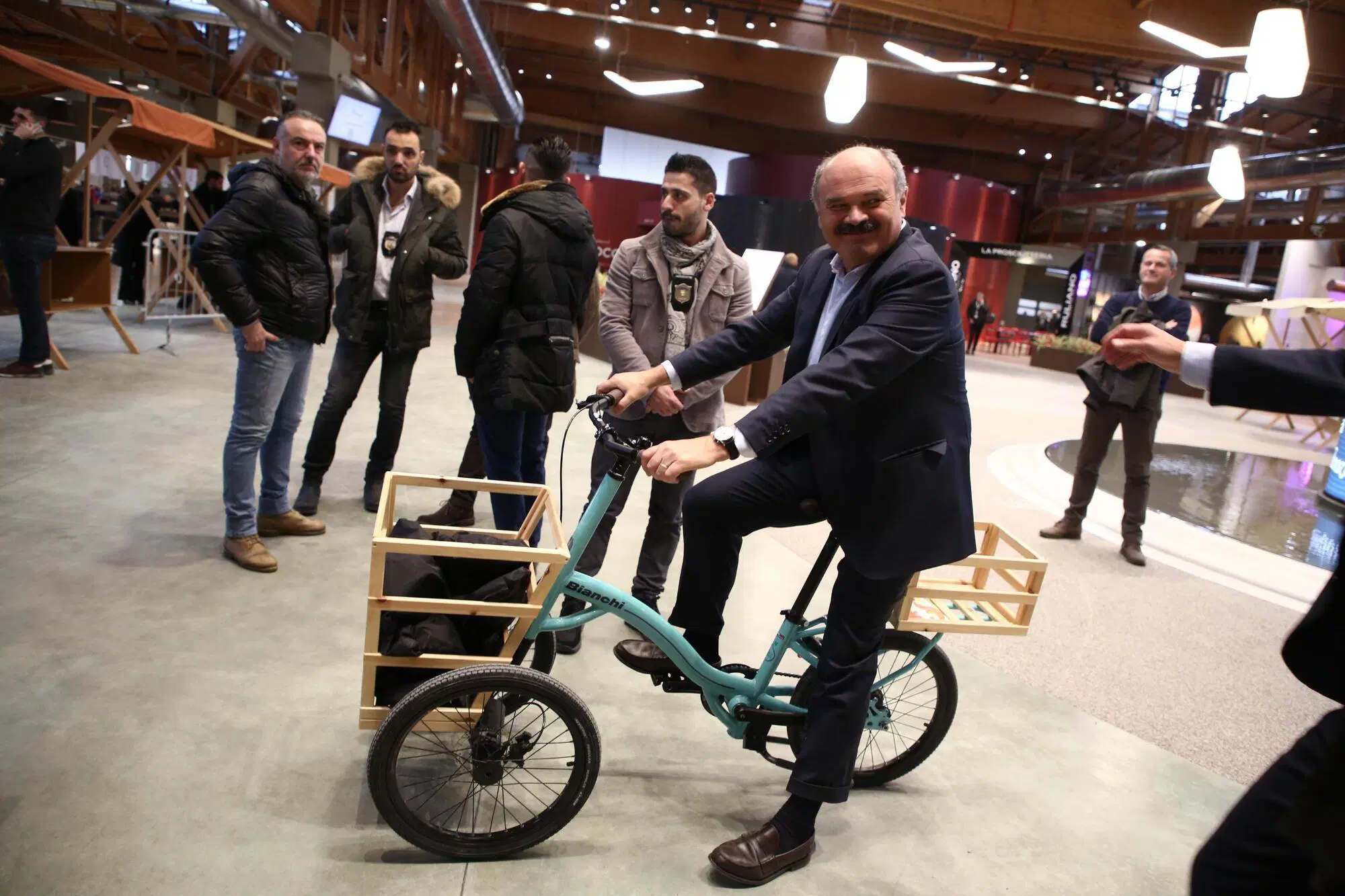 Oscar Farinetti all'inaugurazione di Fico-Eataly World a Bologna