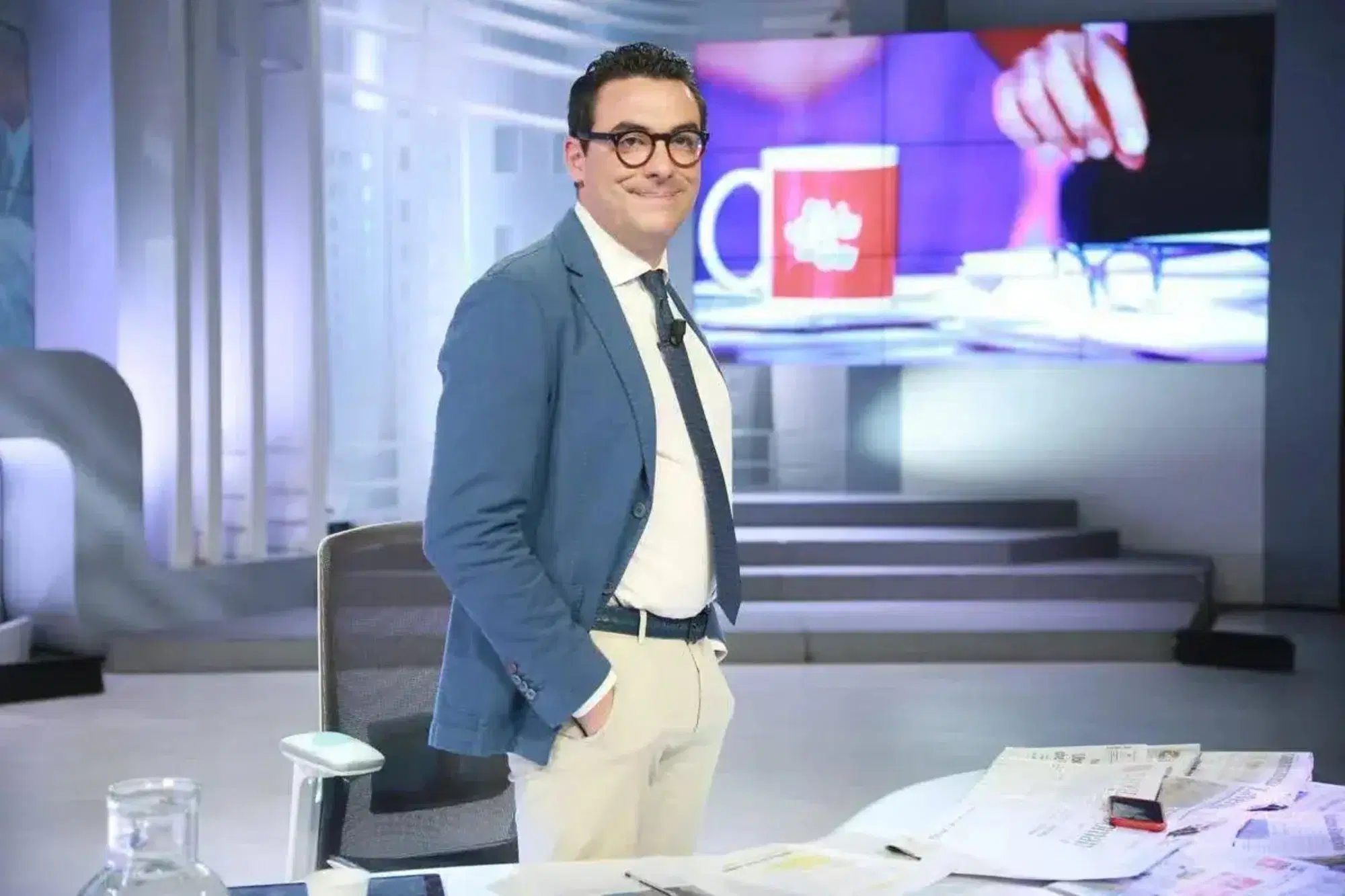 Il giornalista di La7 Francesco Magnani&nbsp;