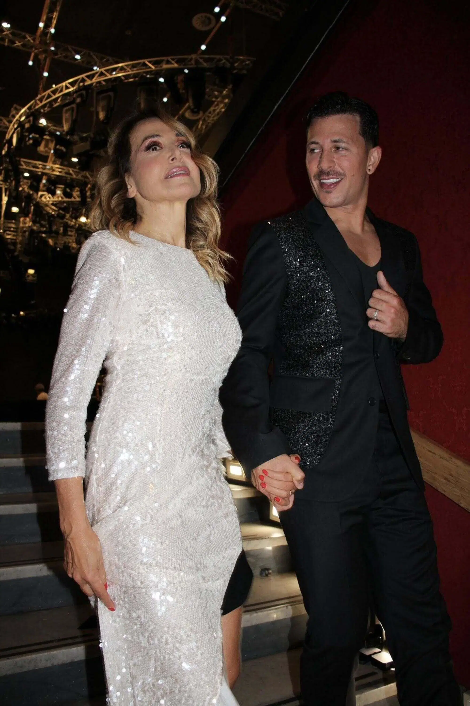 Barbara D'Urso e il ballerino Pasquale La Rocca