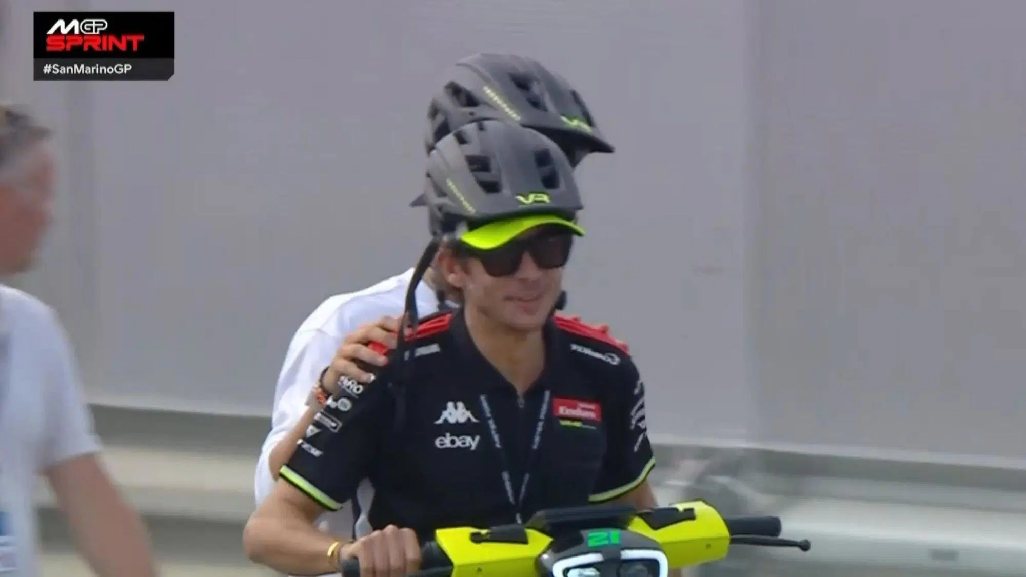 Lando Norris Valentino Rossi MotoGP Misano