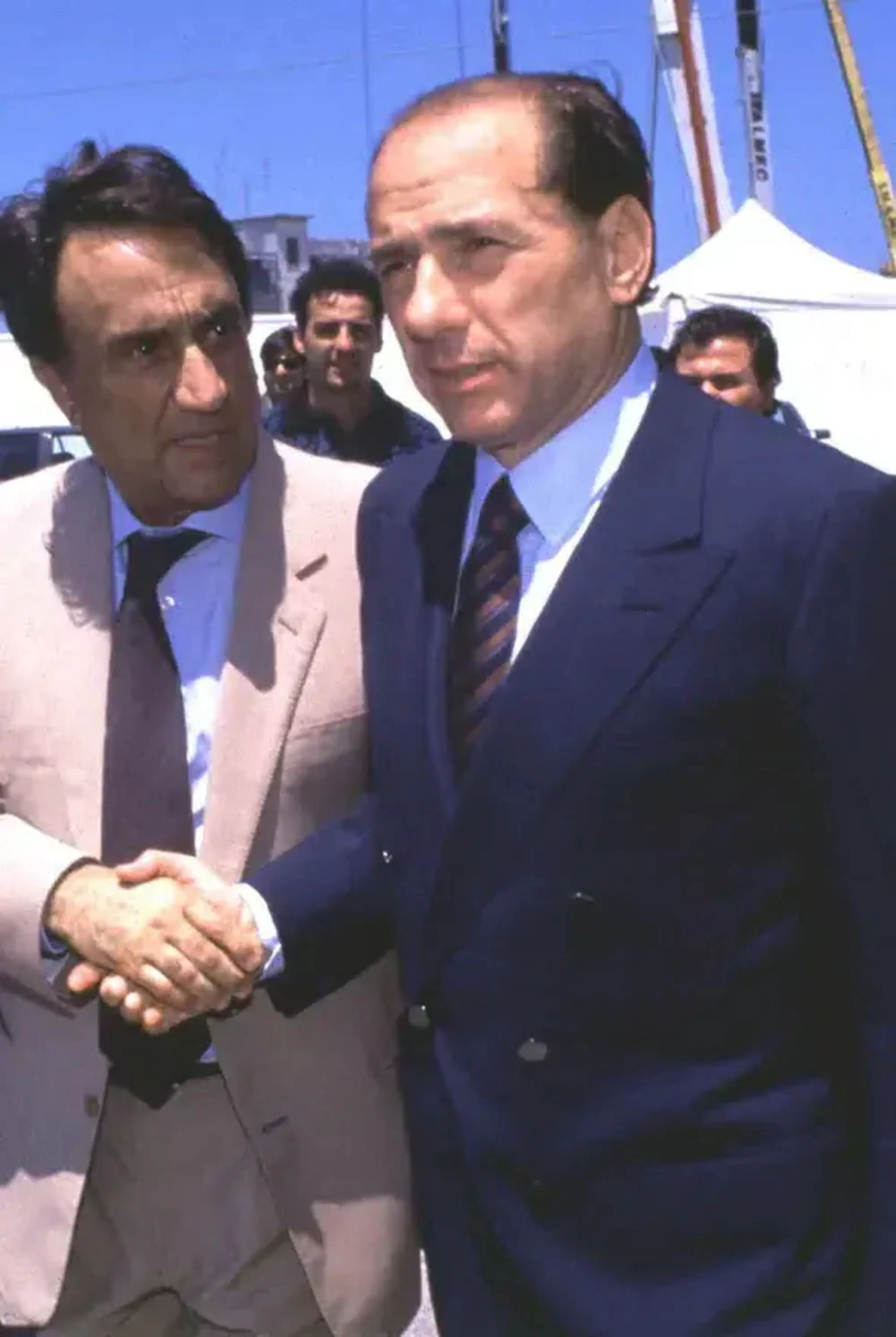 Emilio Fede e Silvio Berlusconi