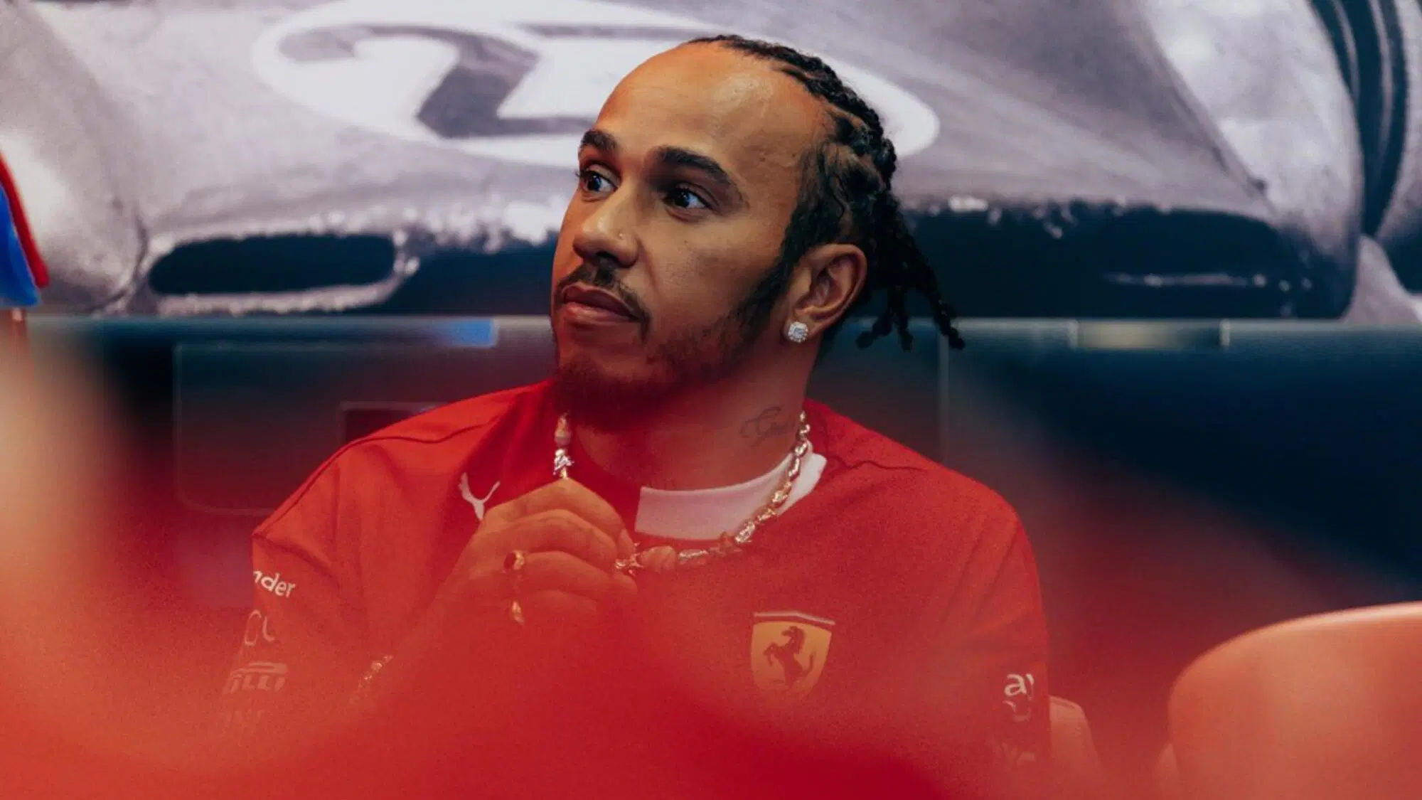 Lewis Hamilton Ferrari Baku