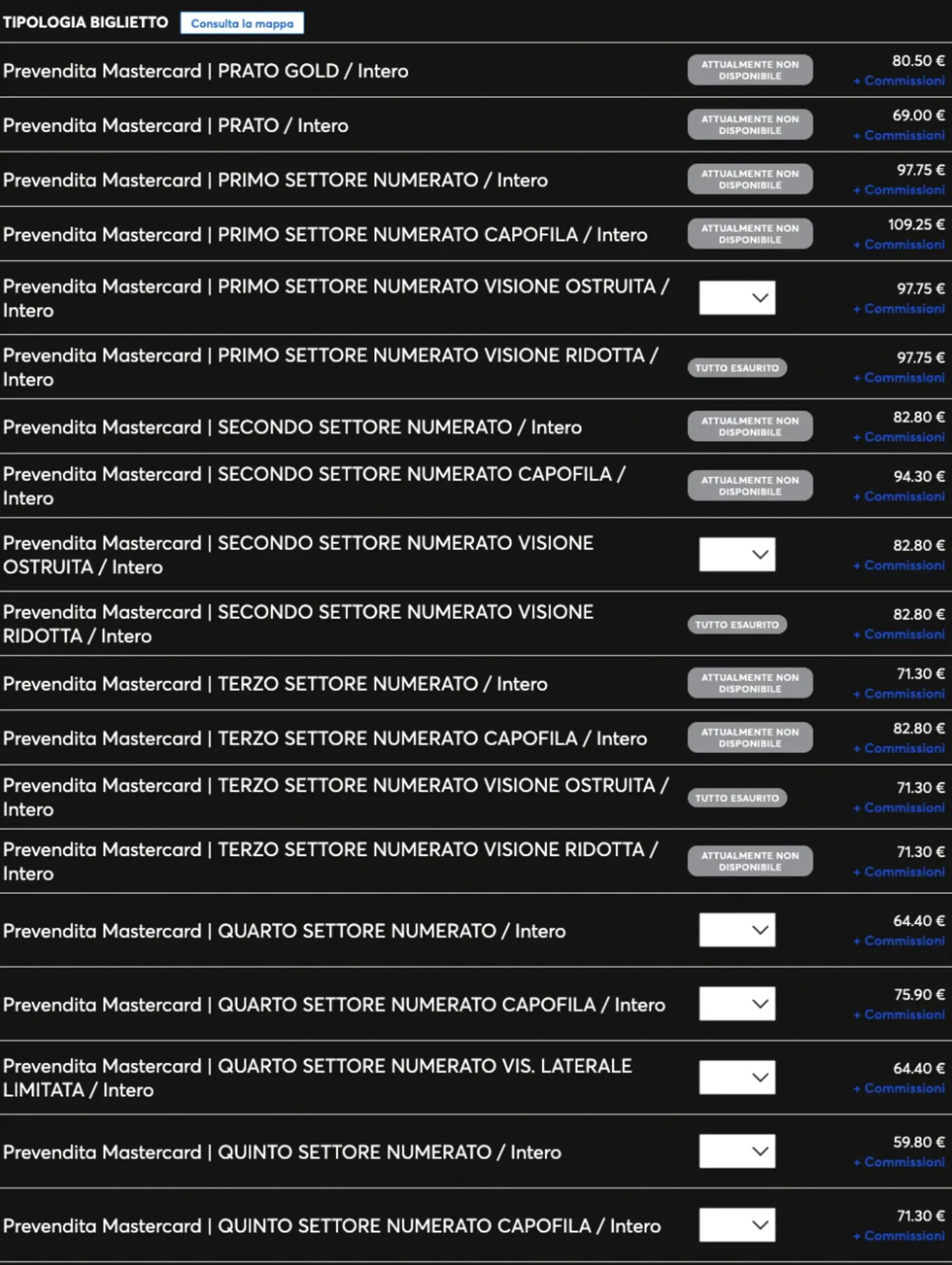 I prezzi dei biglietti a cranio per una data del Tiziano Ferro Stadi Tour 2026