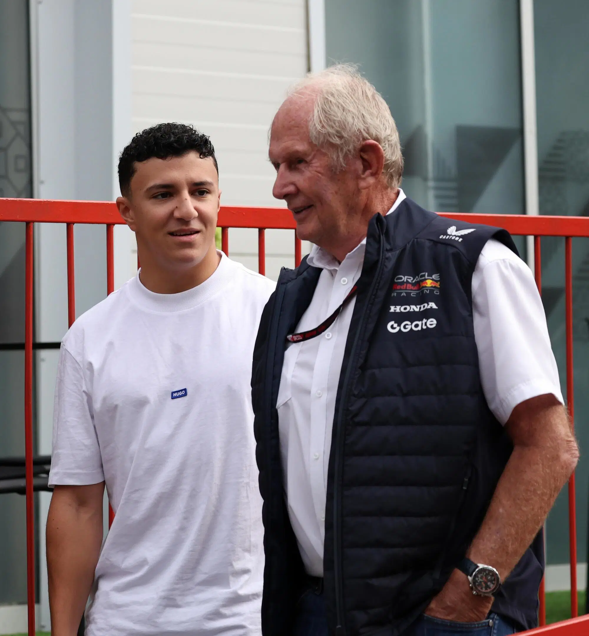 Isack Hadjar Helmut Marko Red Bull Baku