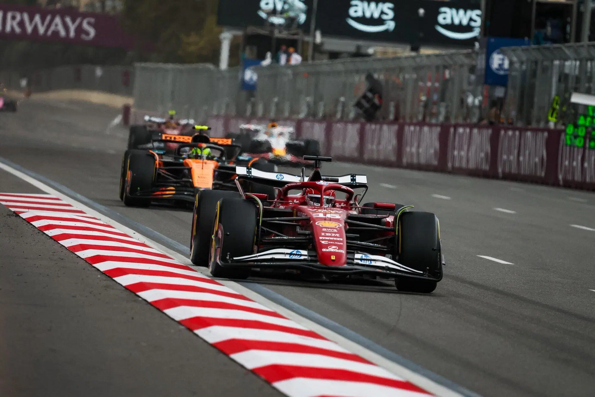 Ferrari Charles Leclerc Lando Norris F1
