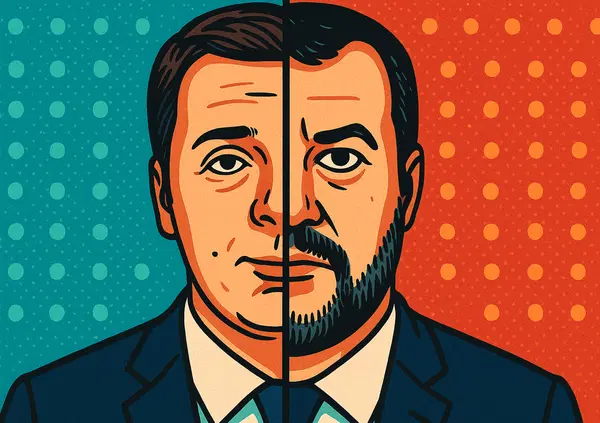 Matteo Renzi &egrave; diventato Matteo Salvini o il Capitano ha hackerato il Rottamatore? Tra tolleranza zero, buonismo, valori italiani, carabinieri, Trump, Gaza e Flotilla, chi &egrave; chi?