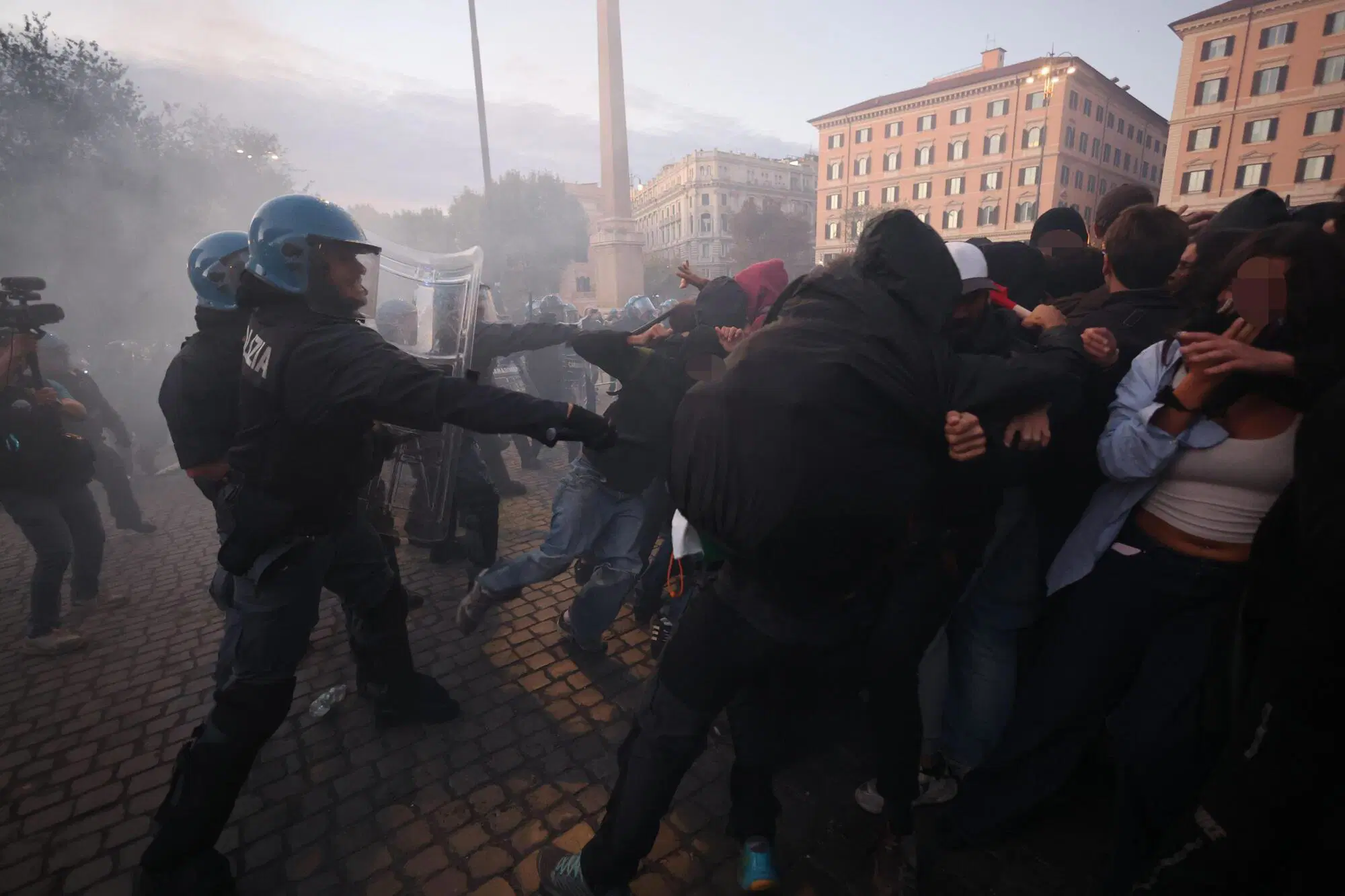 Scontri a Roma il 4 ottobre