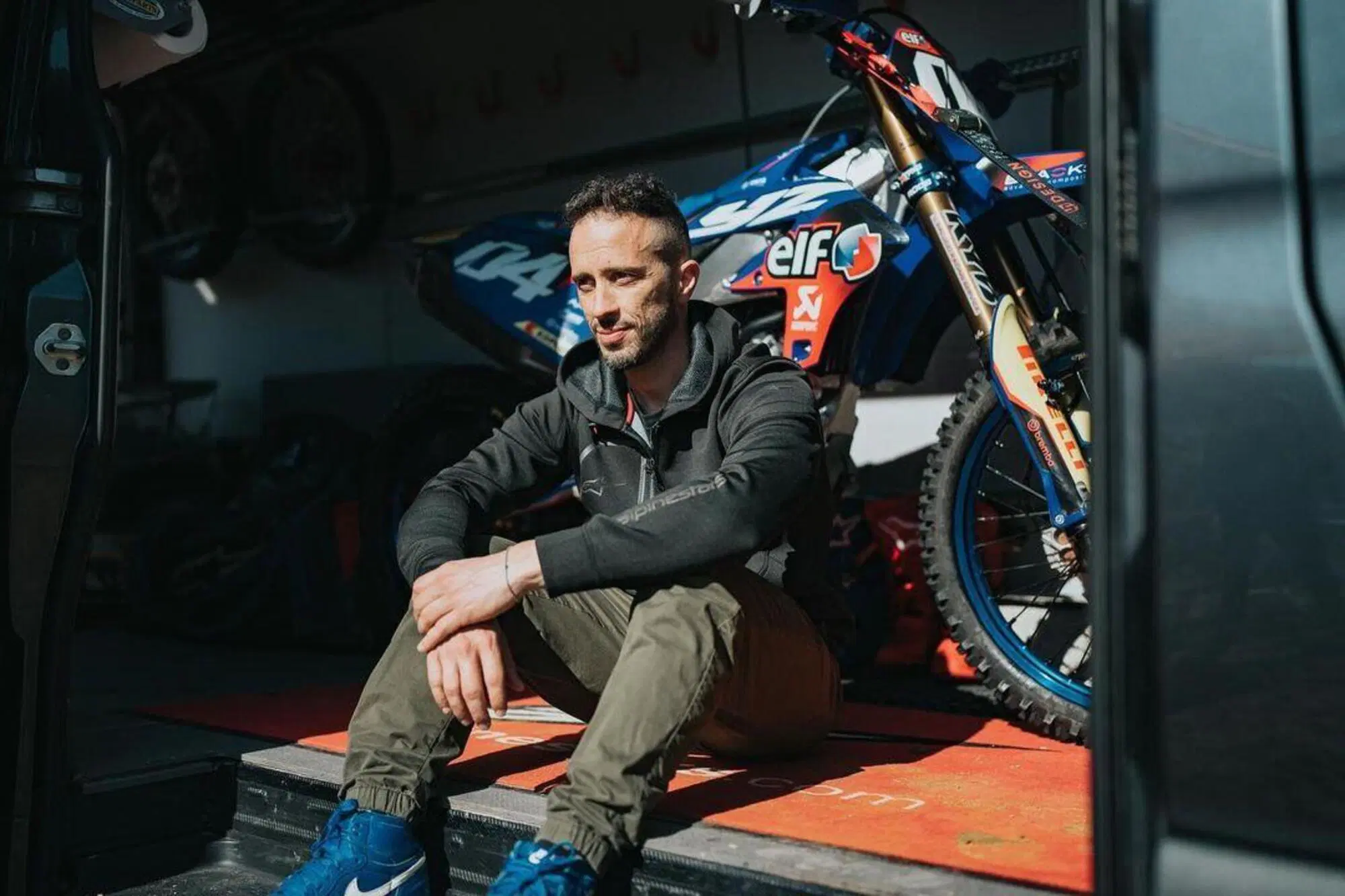 Andrea Dovizioso incidente motocross Toscana