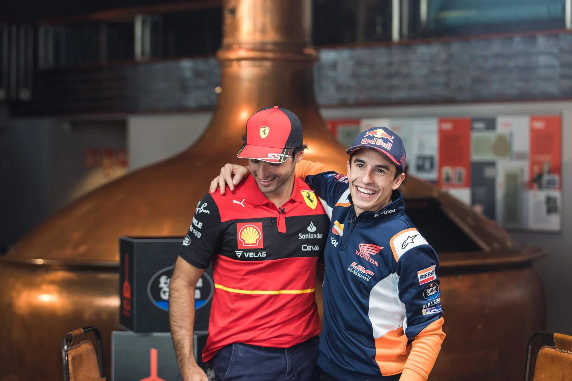Carlos Sainz Marc Marquez 