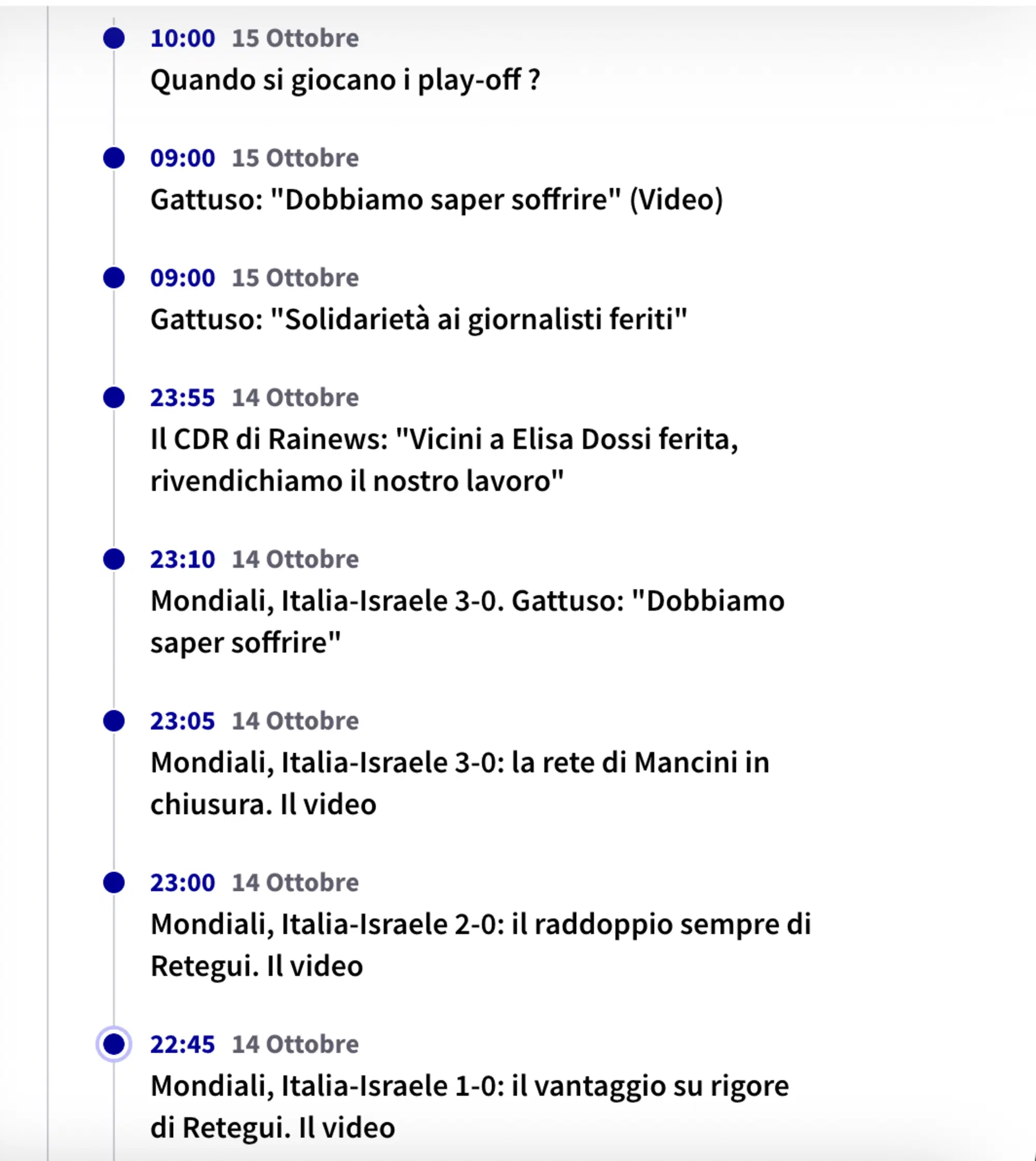 Dove sono le parole di Alessandro Antinelli, giornalista Rai?