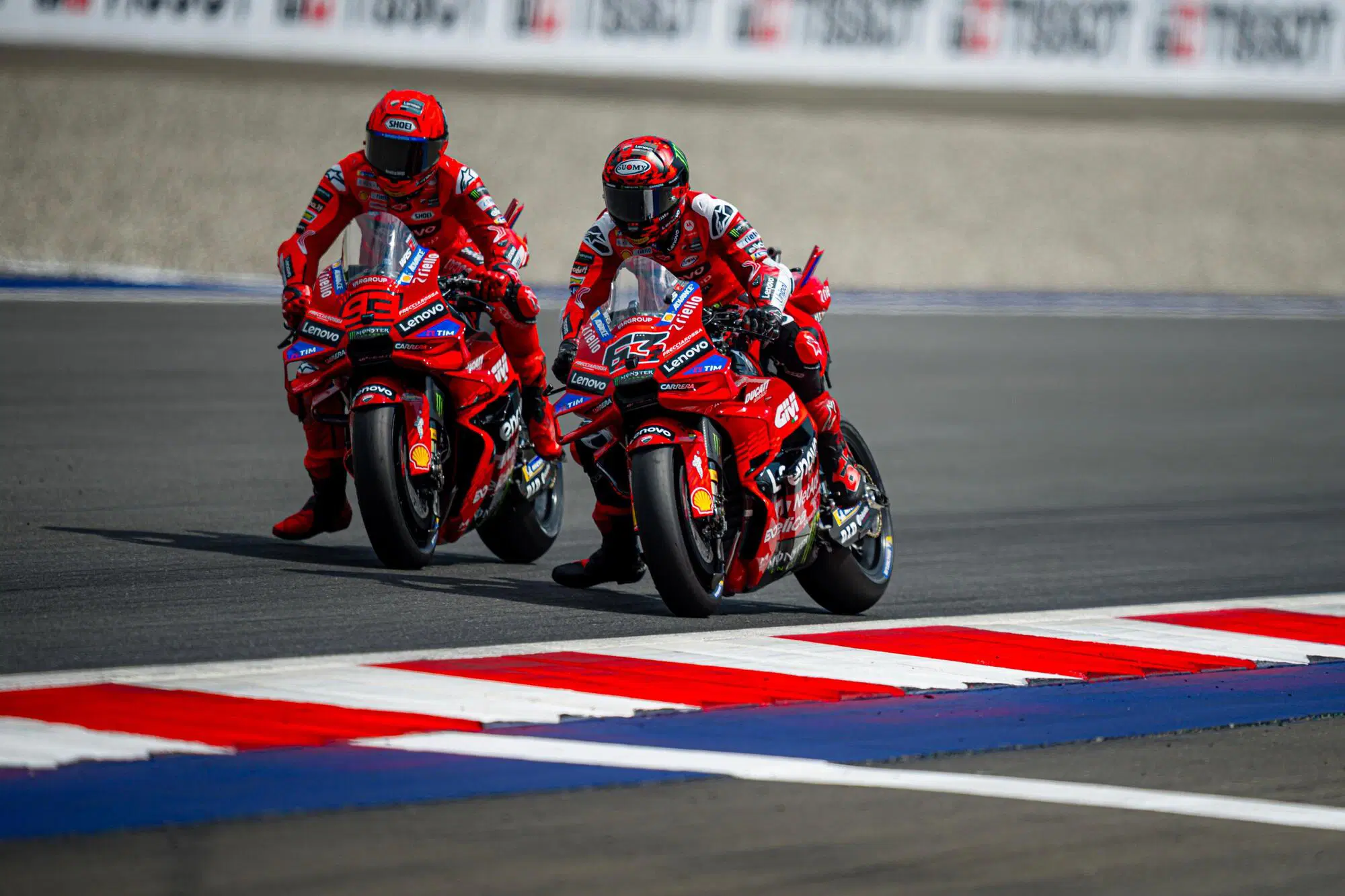 Marc Marquez e Pecco Bagnaia 2025