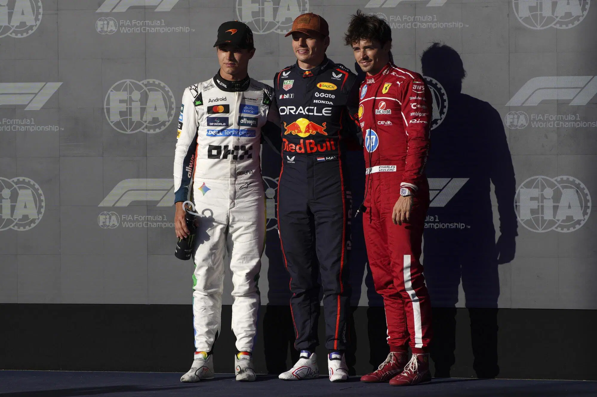 Austin Max Verstappen Lando Norris Charles Leclerc qualifiche