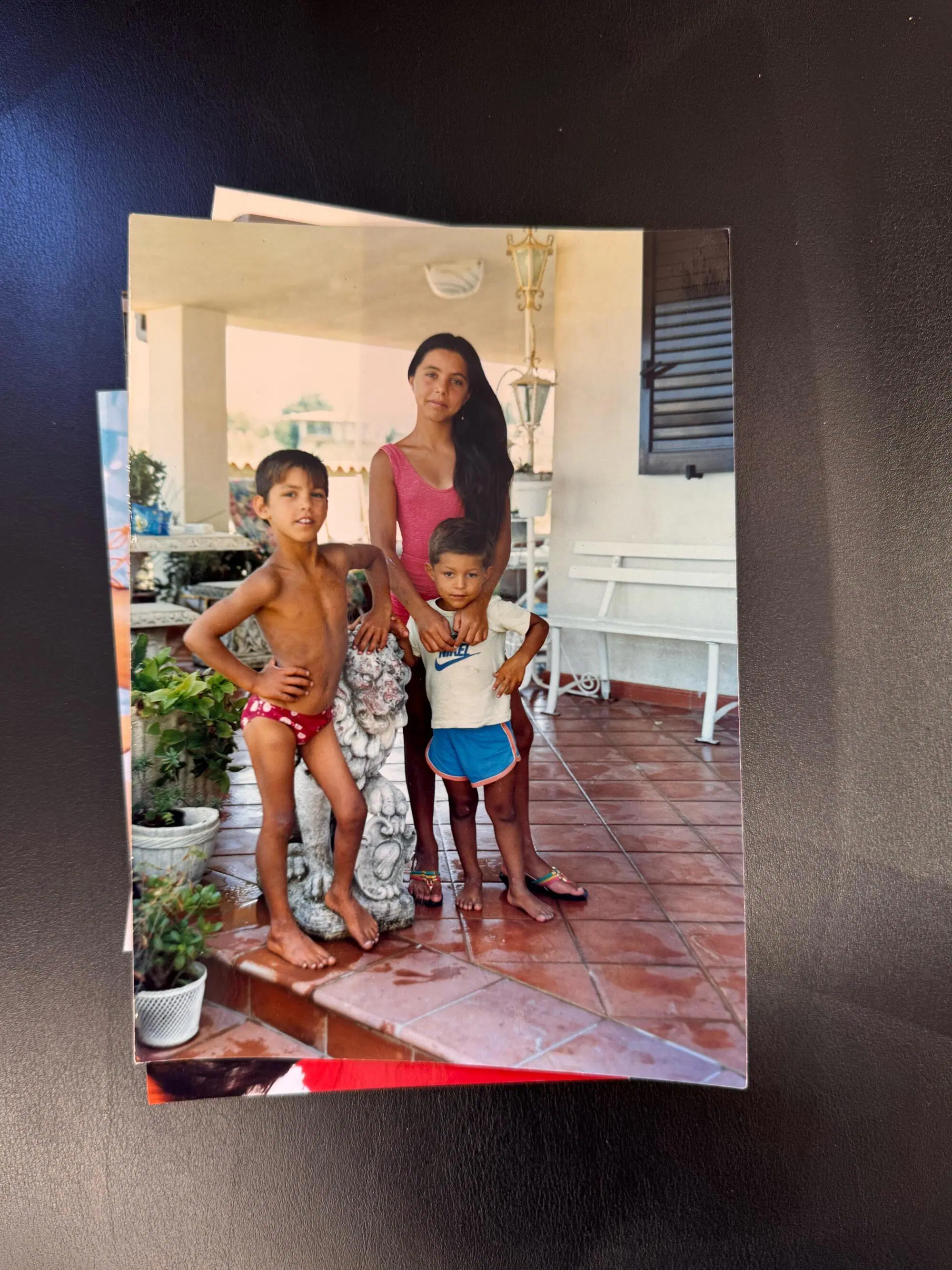 Berto, Isabella e Tot&ograve; da bambini