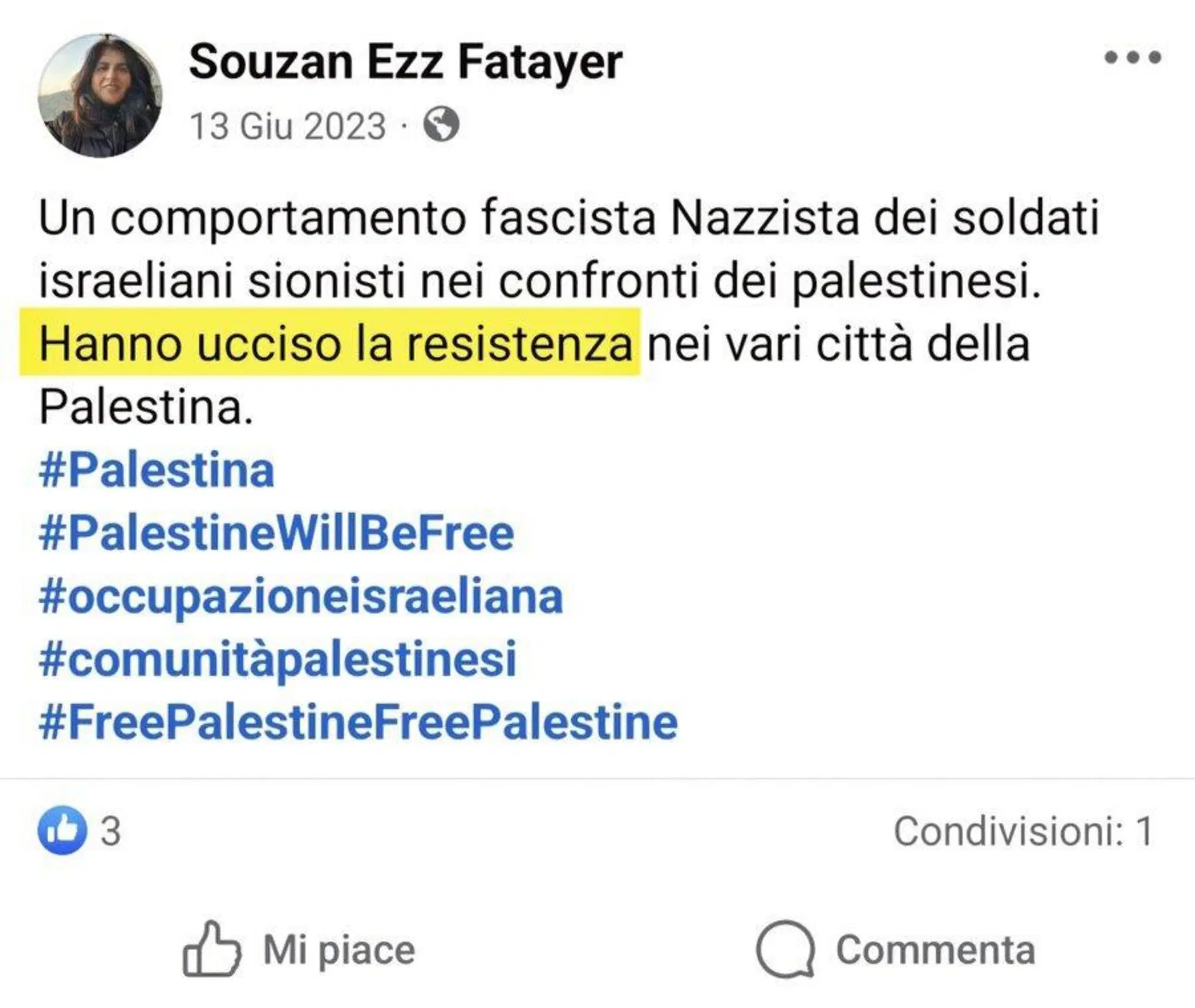 I post di Souzana Fatayer