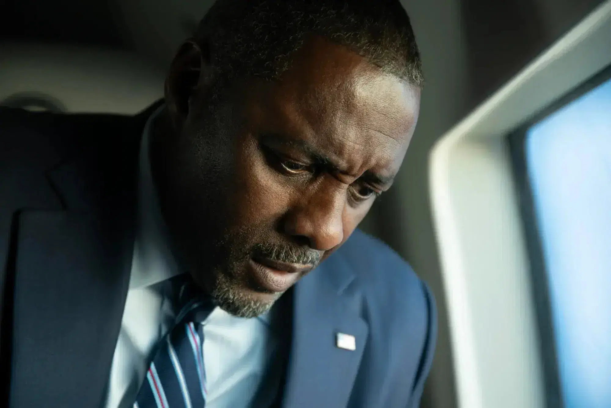 Idris Elba in "A House of Dynamite" (Netflix)