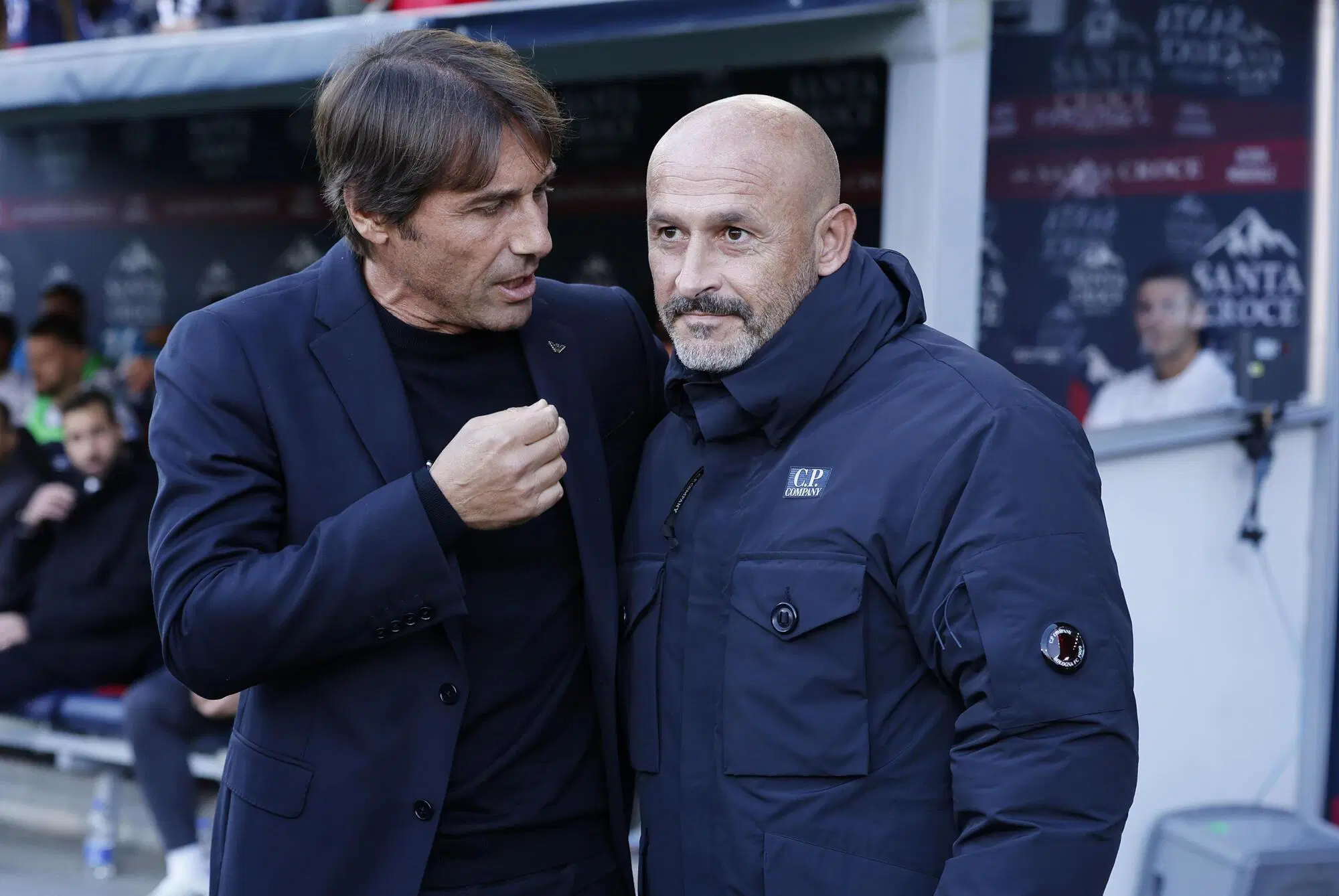 Antonio Conte durante Bologna - Napoli