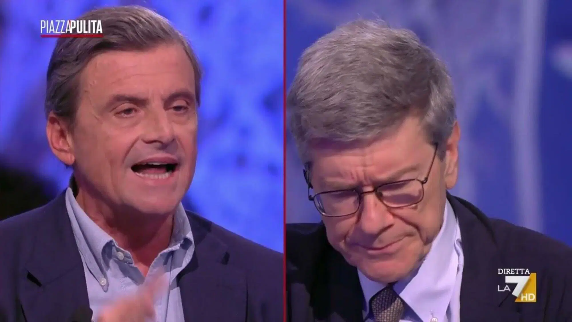 Carlo Calenda contro Jeffrey Sachs a Piazzapulita
