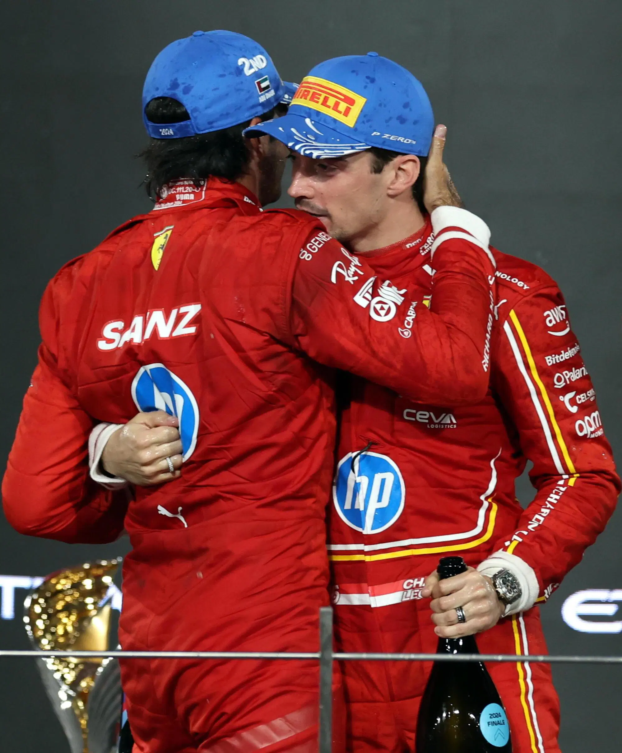 Carlos Sainz Charles Leclerc Ferrari 2024