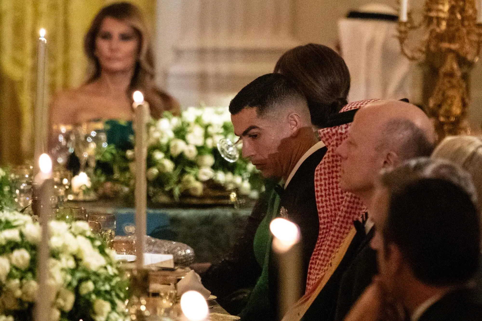  Ronaldo alla cena da Donald Trump