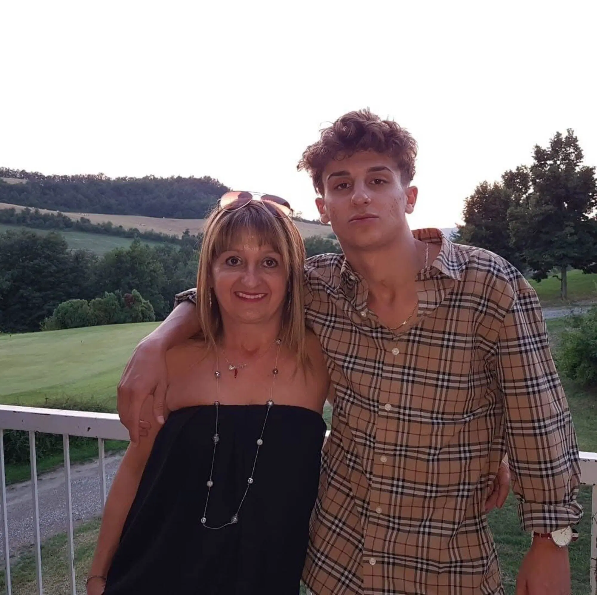 Alessandro Venturelli insieme alla mamma Roberta