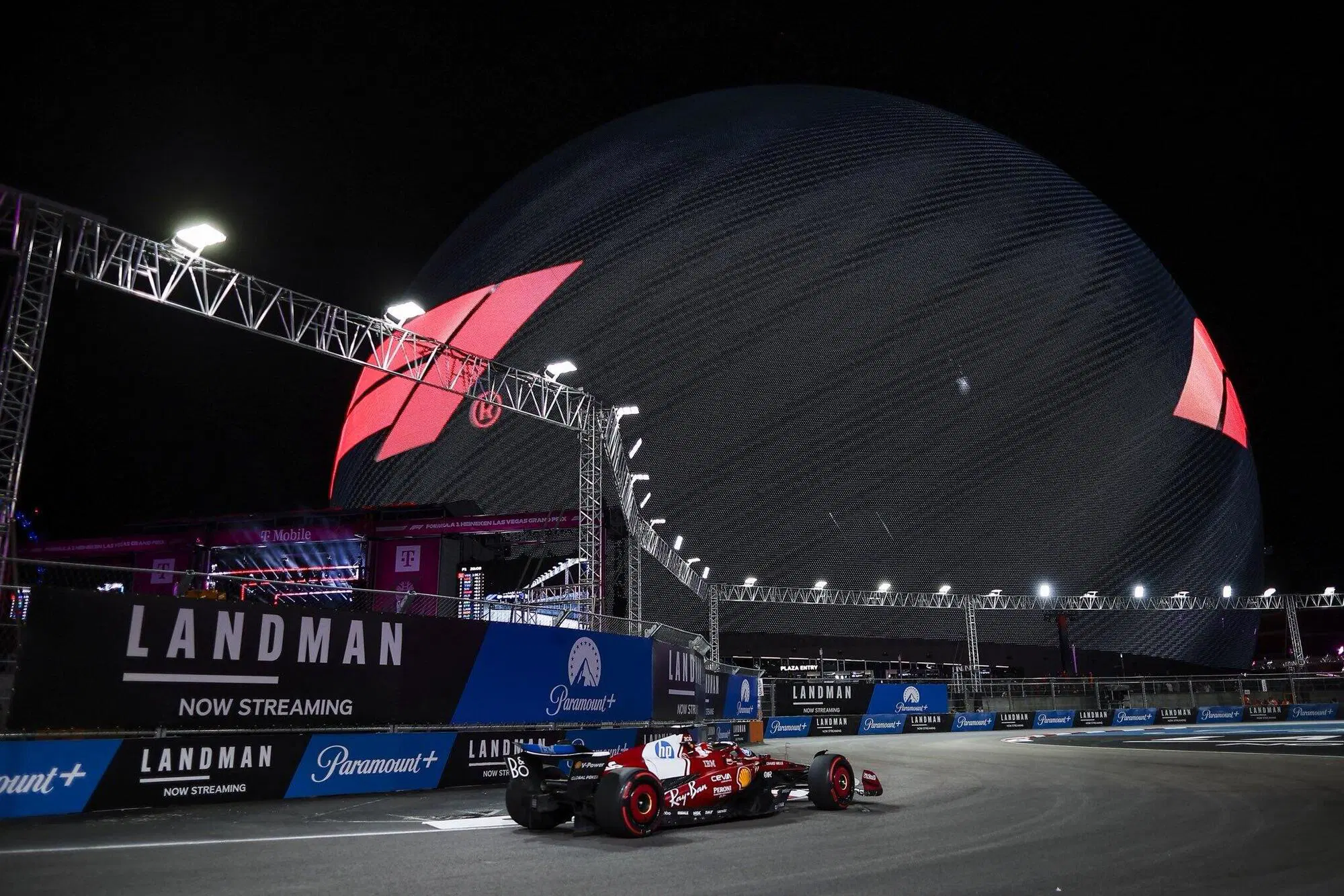 Charles Leclerc Las Vegas Ferrari
