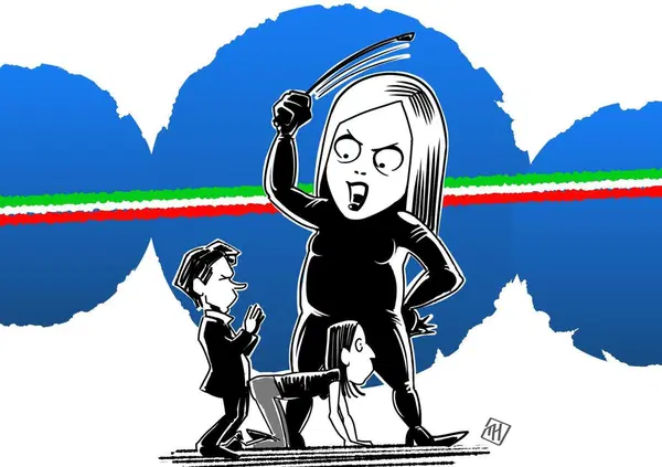 Atreju 2025: guarda come la Meloni con un solo tweet bullizza la Schlein, ridicolizza l'opposizione e svariate altre cose. E' lei la Femdom definitiva&nbsp;italiana