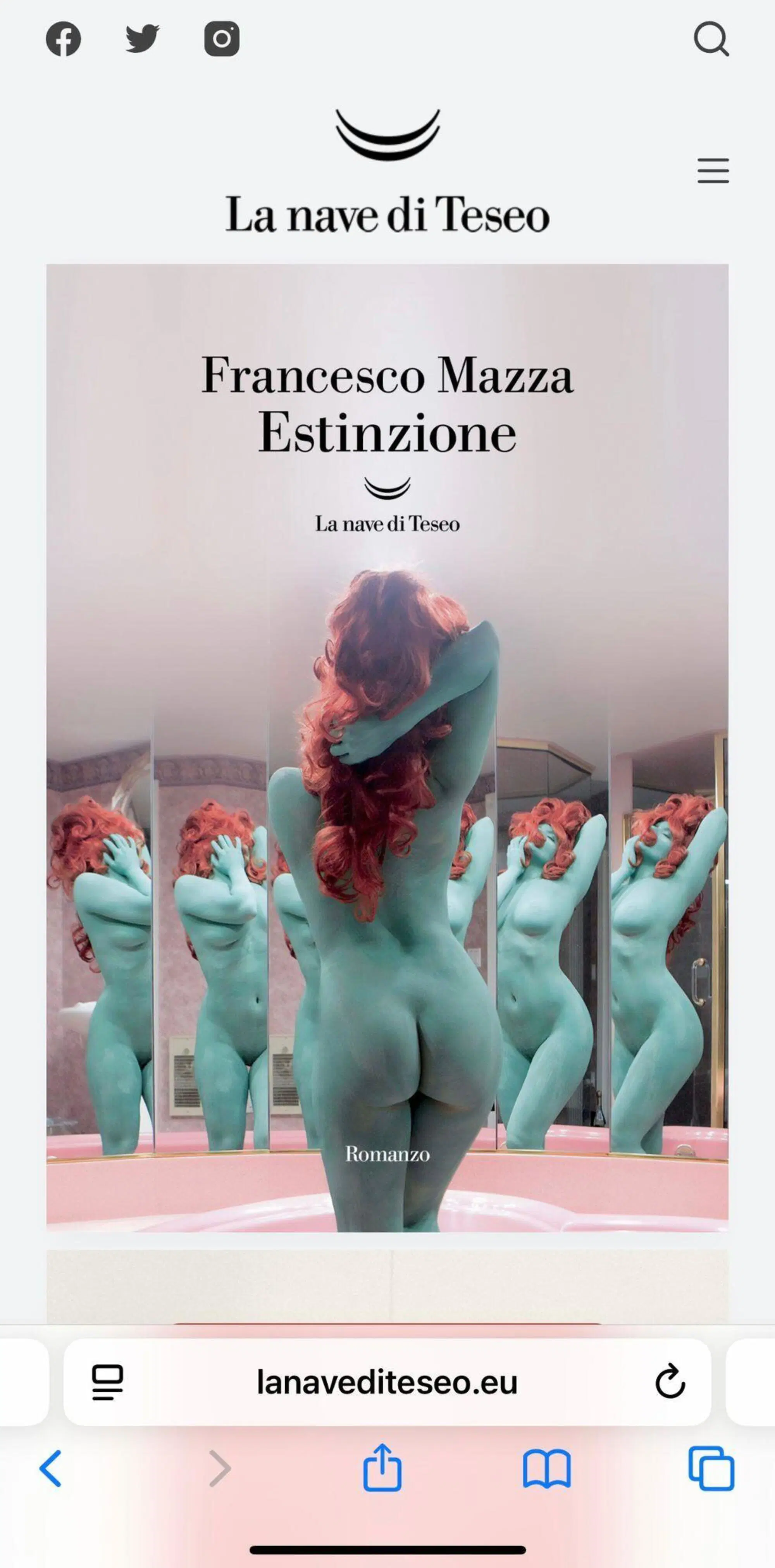 "Estinzione" (La Nave di Teseo)